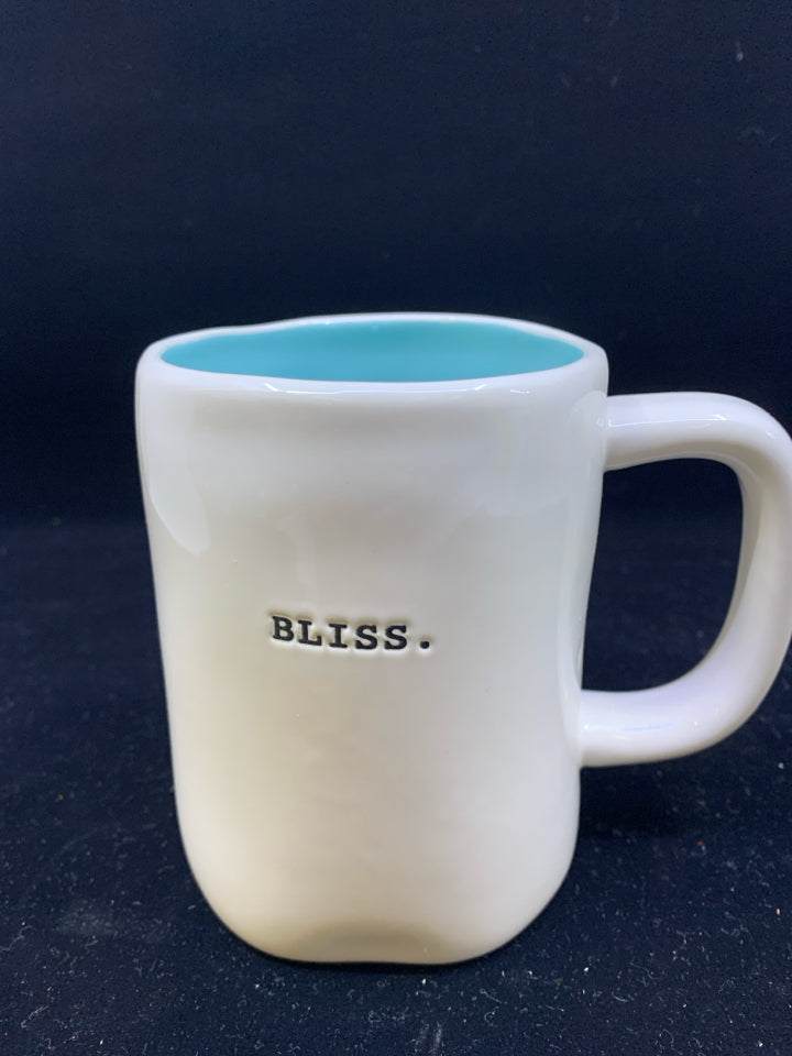 "BLISS" RAE DUNN COFFEE MUG.