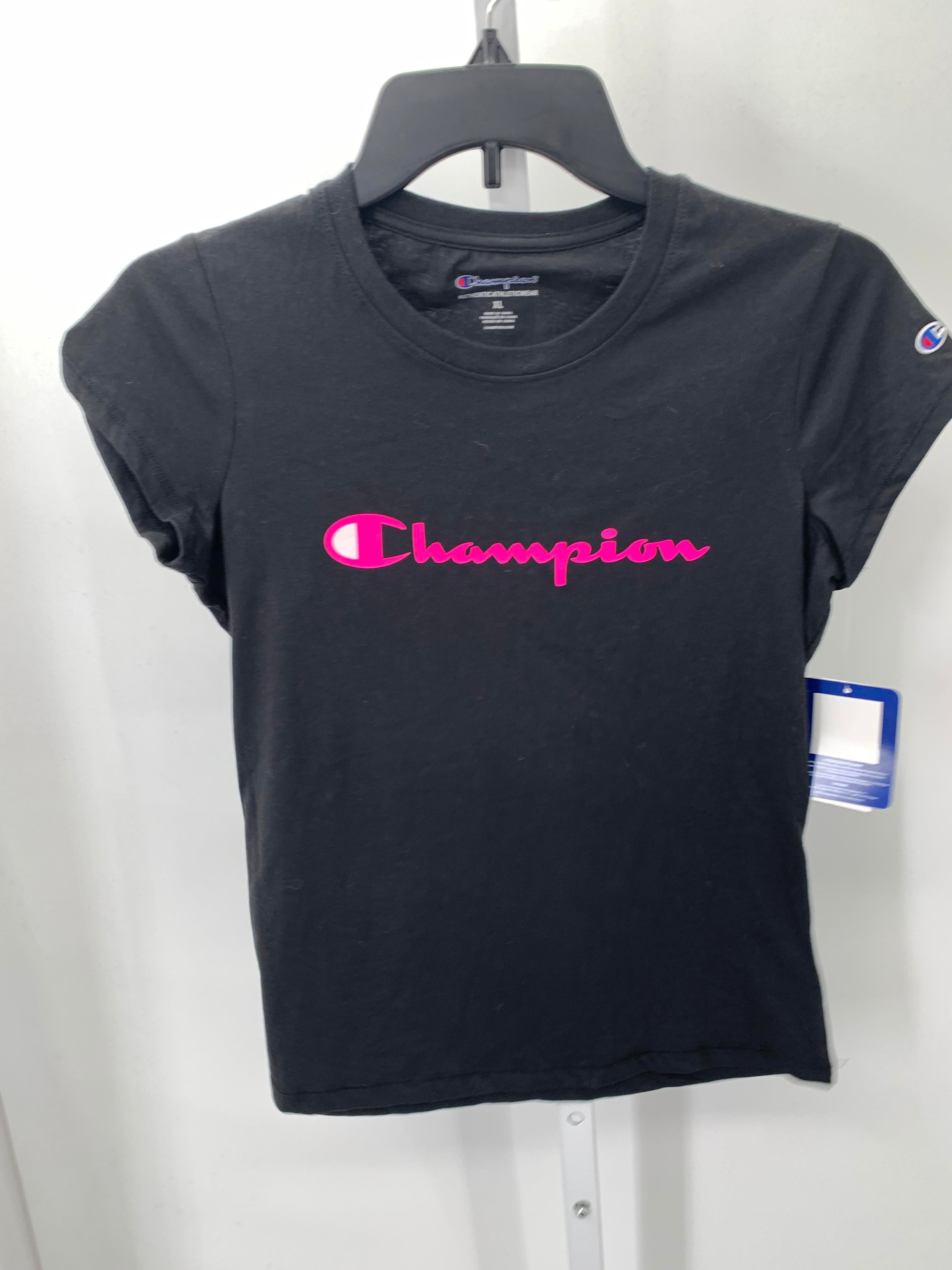 Champion Size 18-20 Girls Short Sleeve Shirt