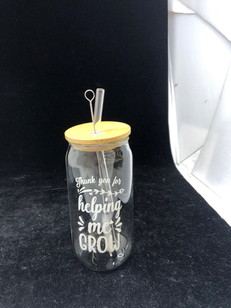 THANK YOU- GLASS TUMBLER.