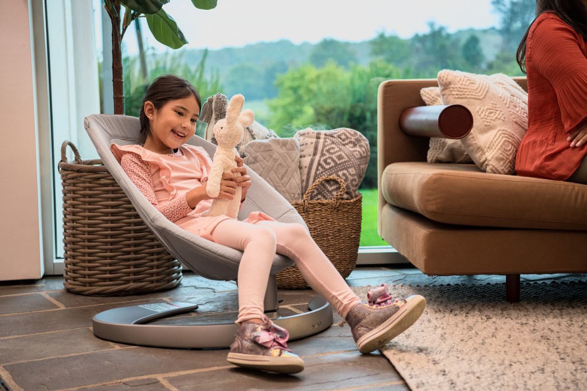 LEAF Grow Granite - Infant & Youth Seat and Swing by NUNA
