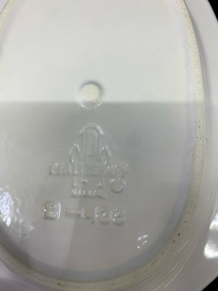 2PC PFALTZGRAFF GRAVY BOAT AND PLATE.