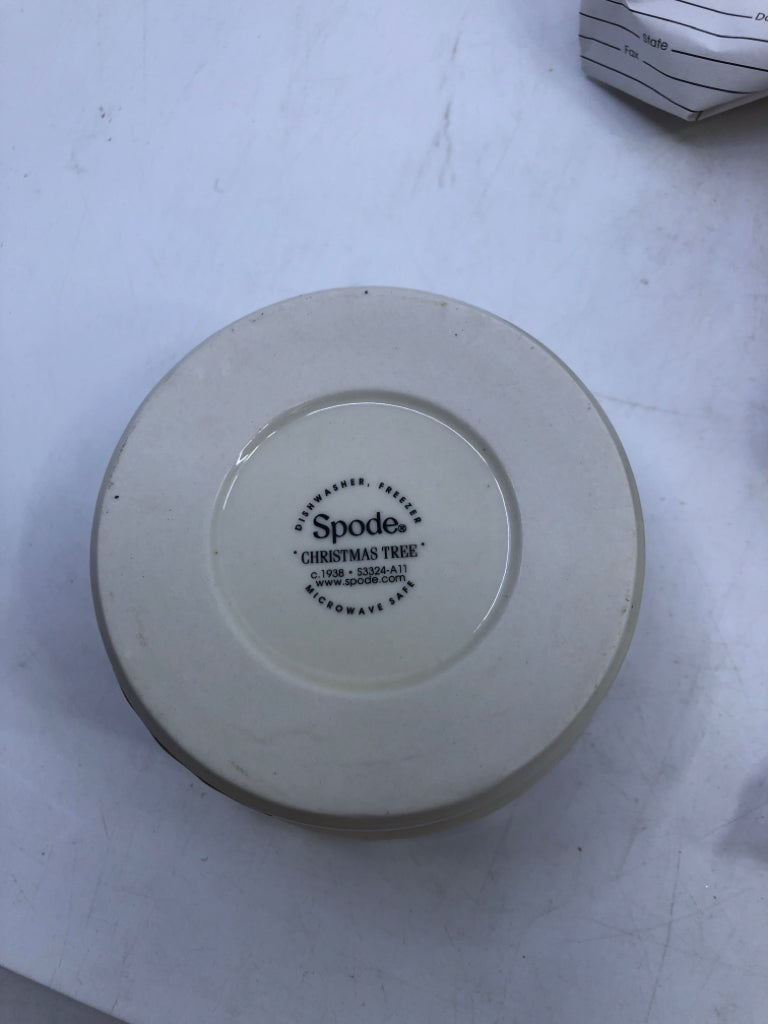 NIP SPODE PEPPERMINT DIP SET.