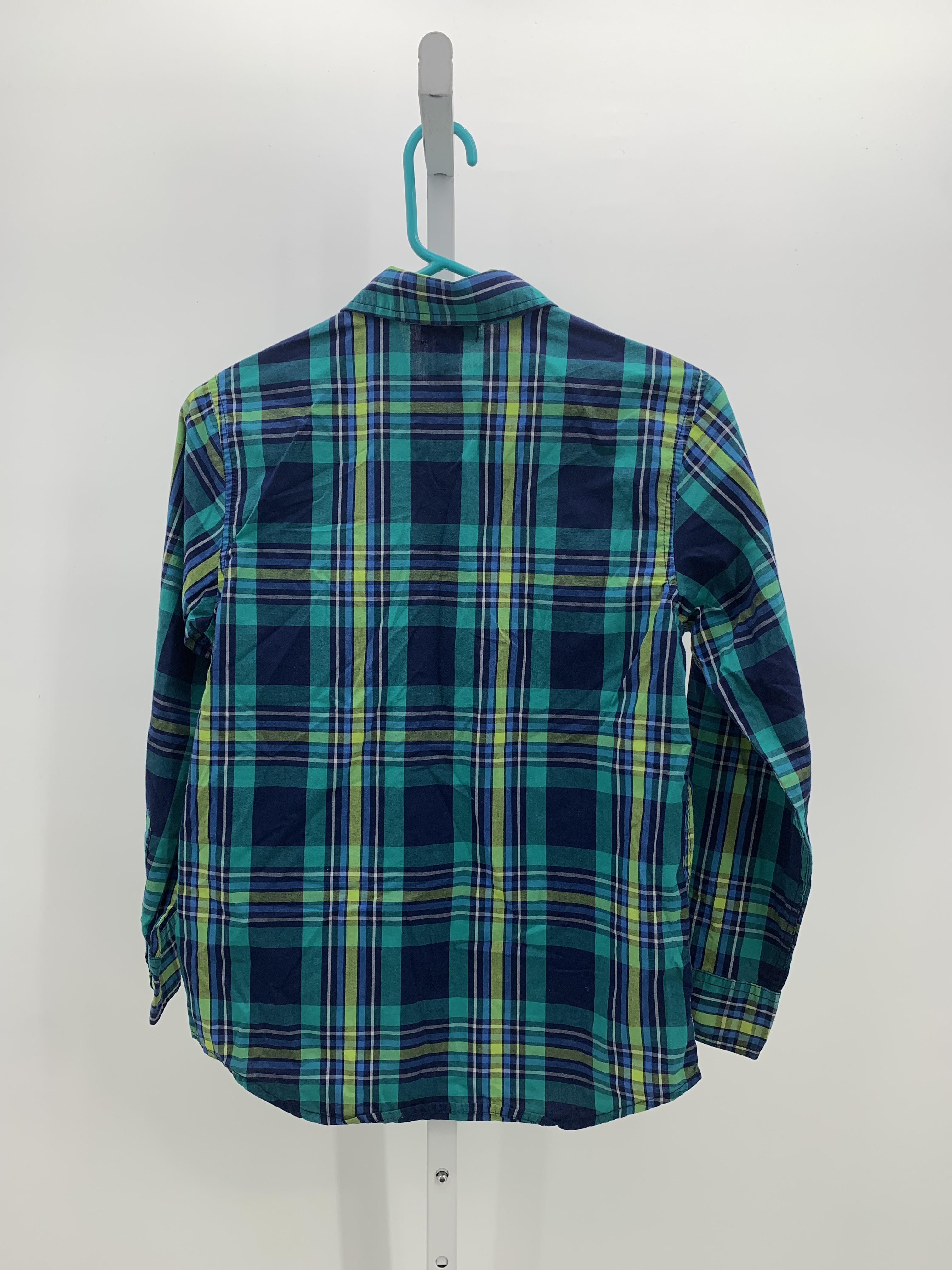 GREEN PLAID BTN DOWN