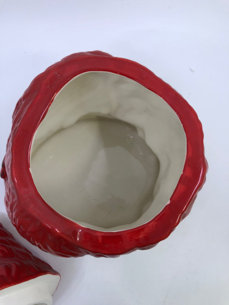RED CARDINAL COOKIE JAR.