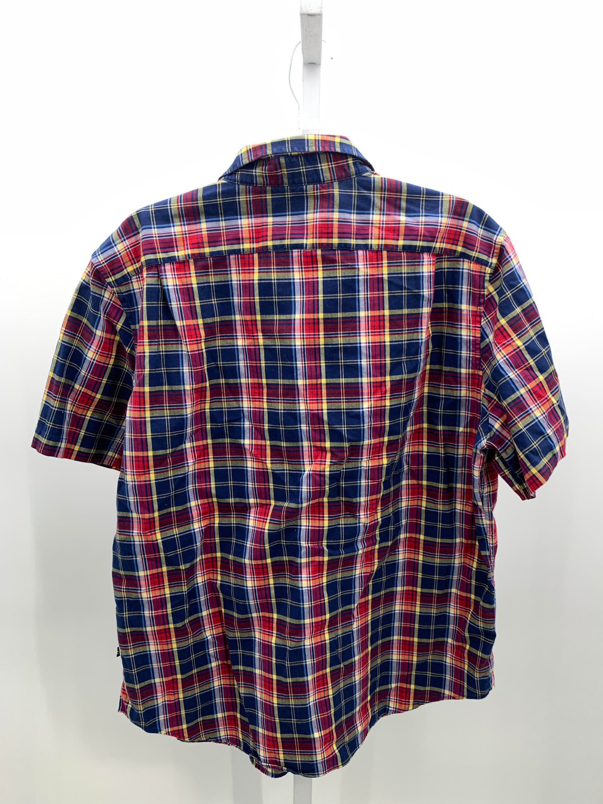 PLAID BTN DOWN