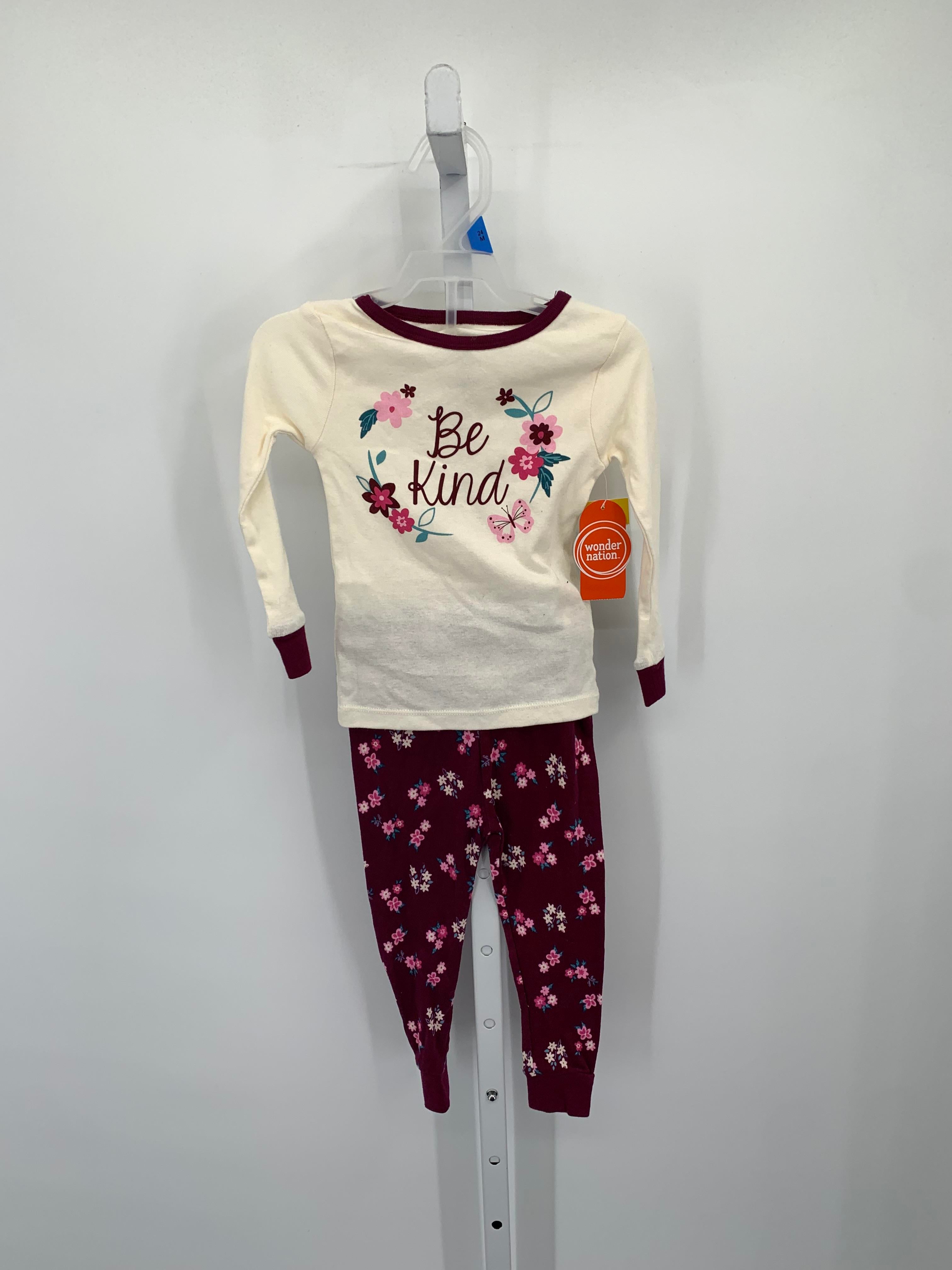 Wonder Nation Size 2T Girls Pajamas