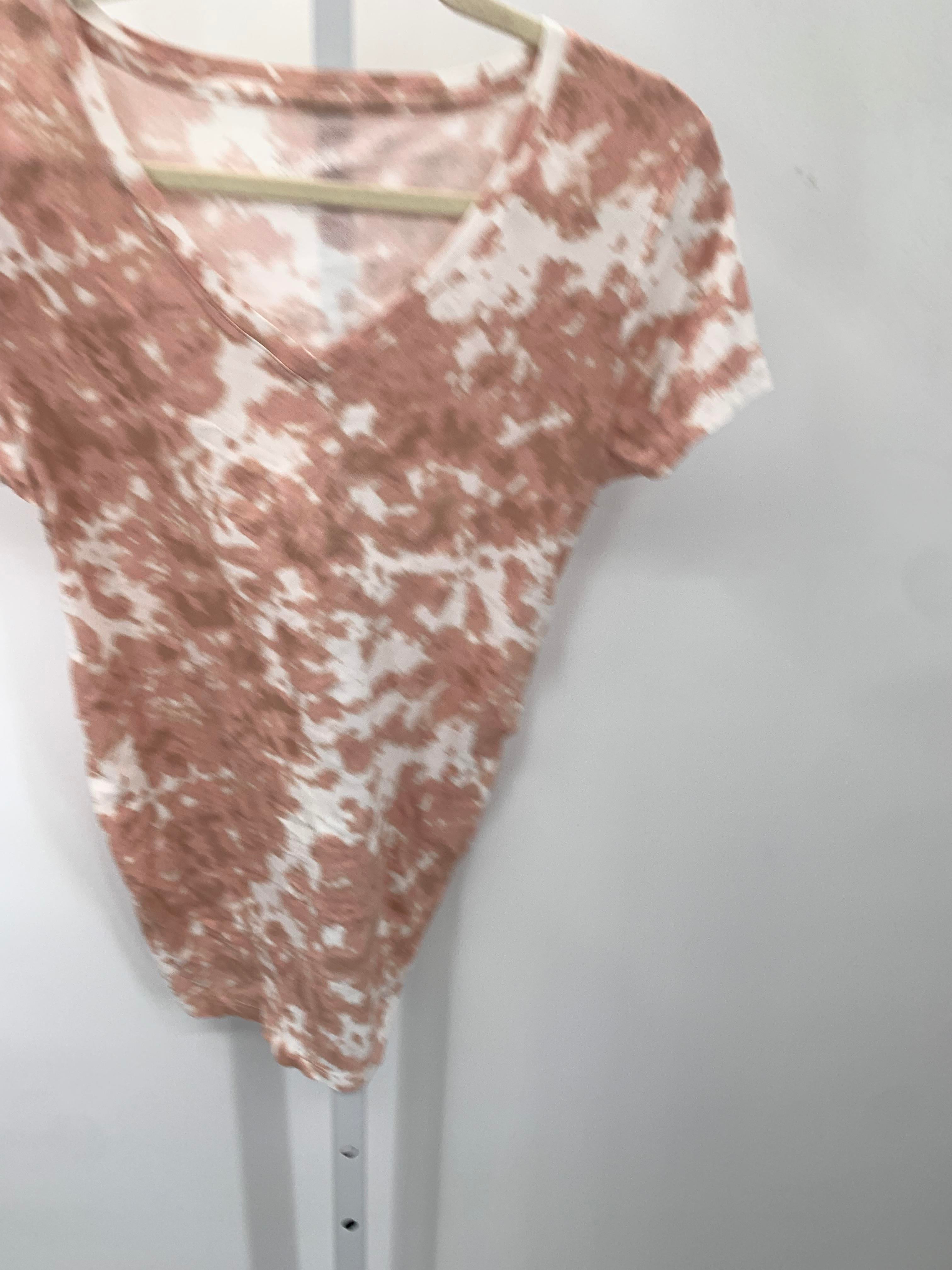 Isabel Pink Size Medium Maternity Short Sleeve Shirt