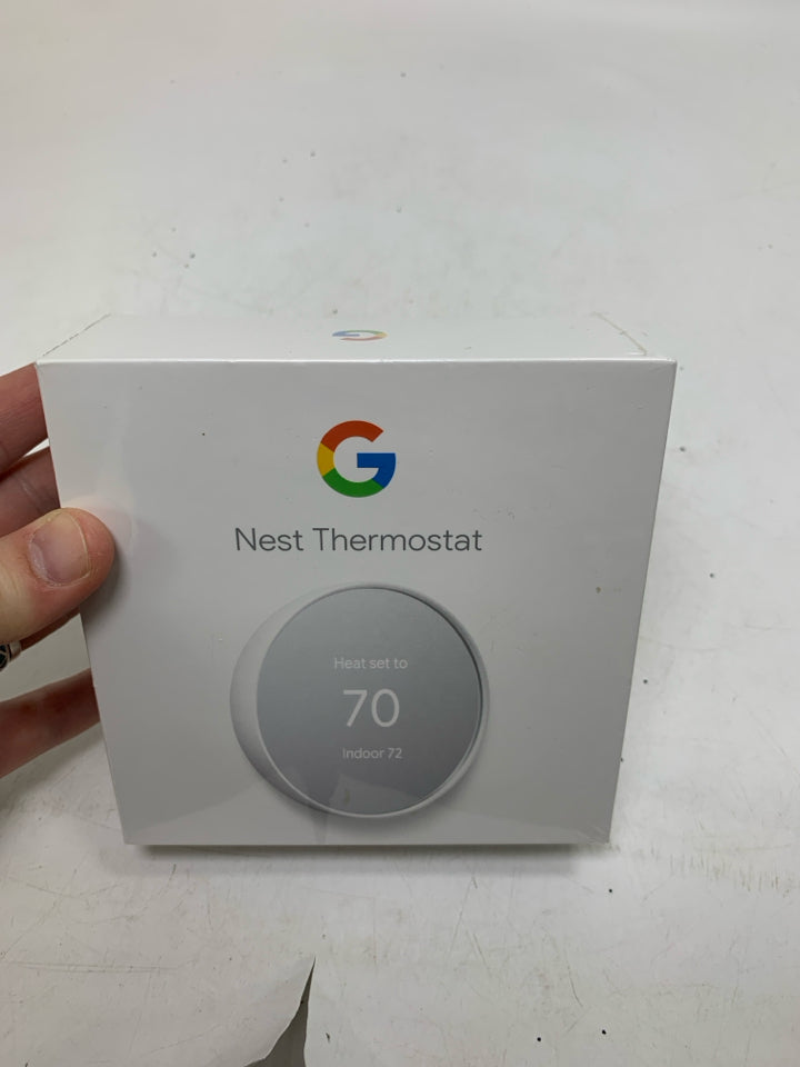 NIB GOOGLE NEST G4CVZ PROGRAMMABLE WI-FI SMART THERMOSTAT SEALED.