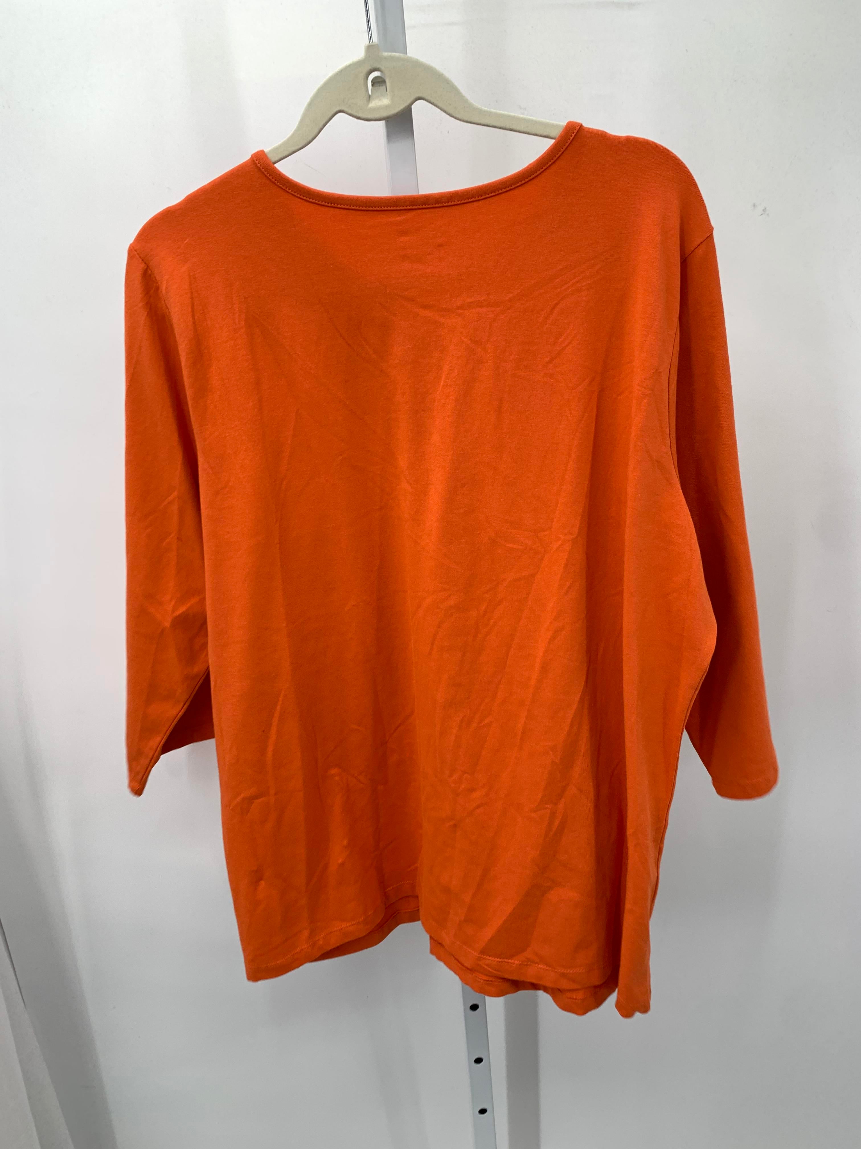 d & co. Size Extra Large Misses 3/4 Sleeve Shirt