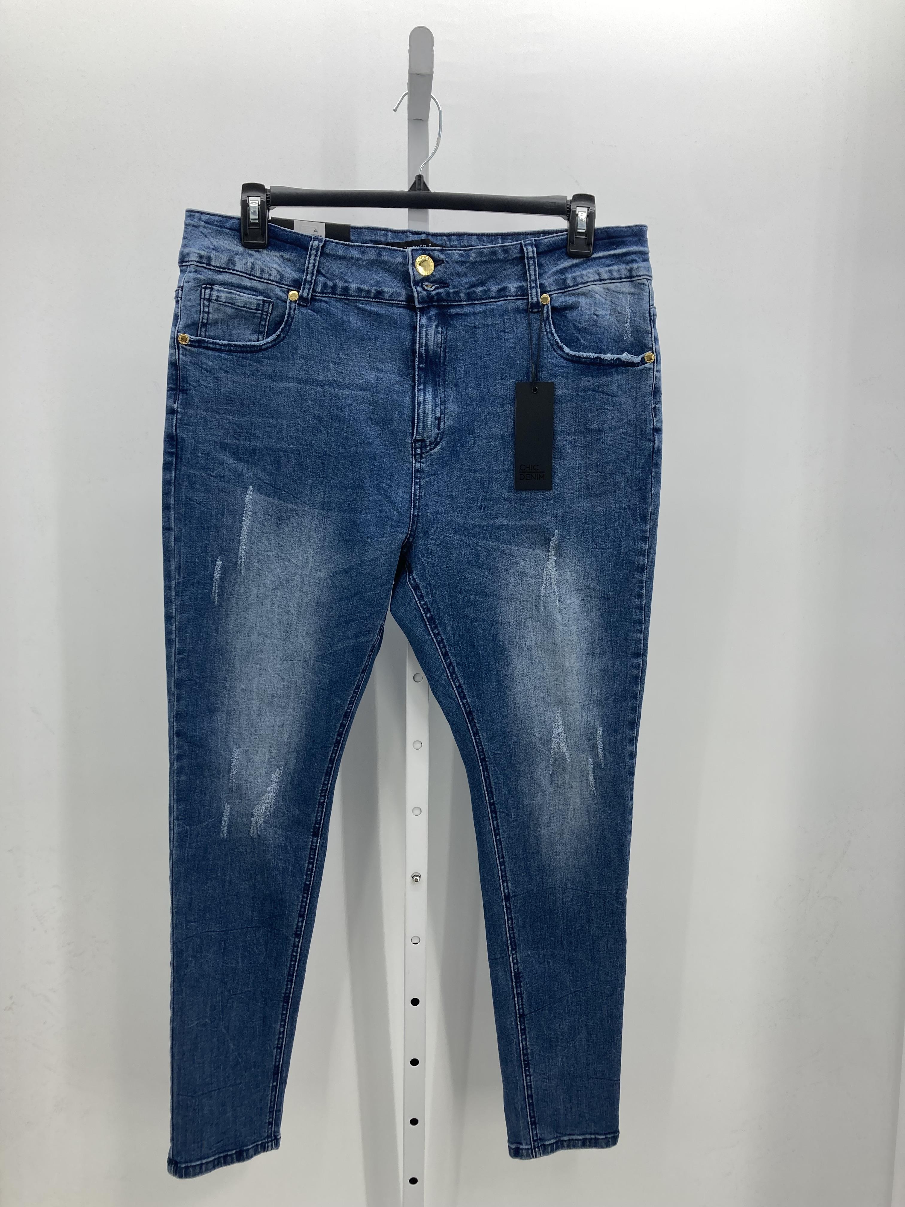 Size 18 Misses Cropped Jeans