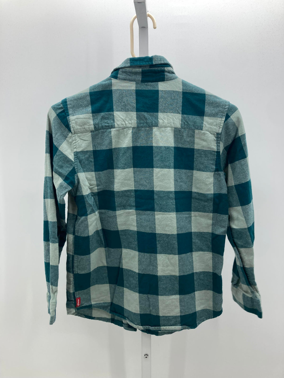 PLAID BTN DOWN