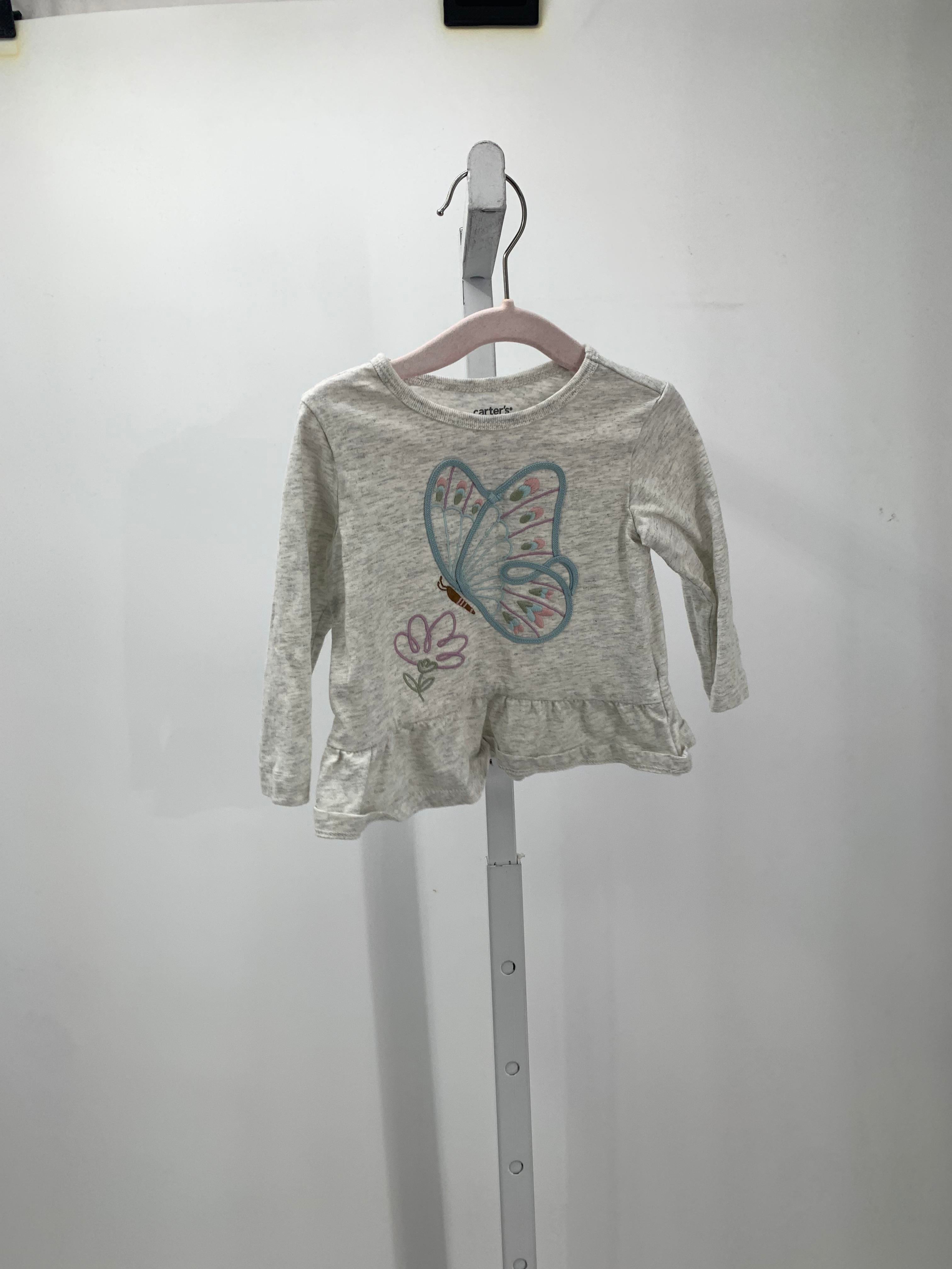 Carters Size 12 Months Girls Long Sleeve Shirt