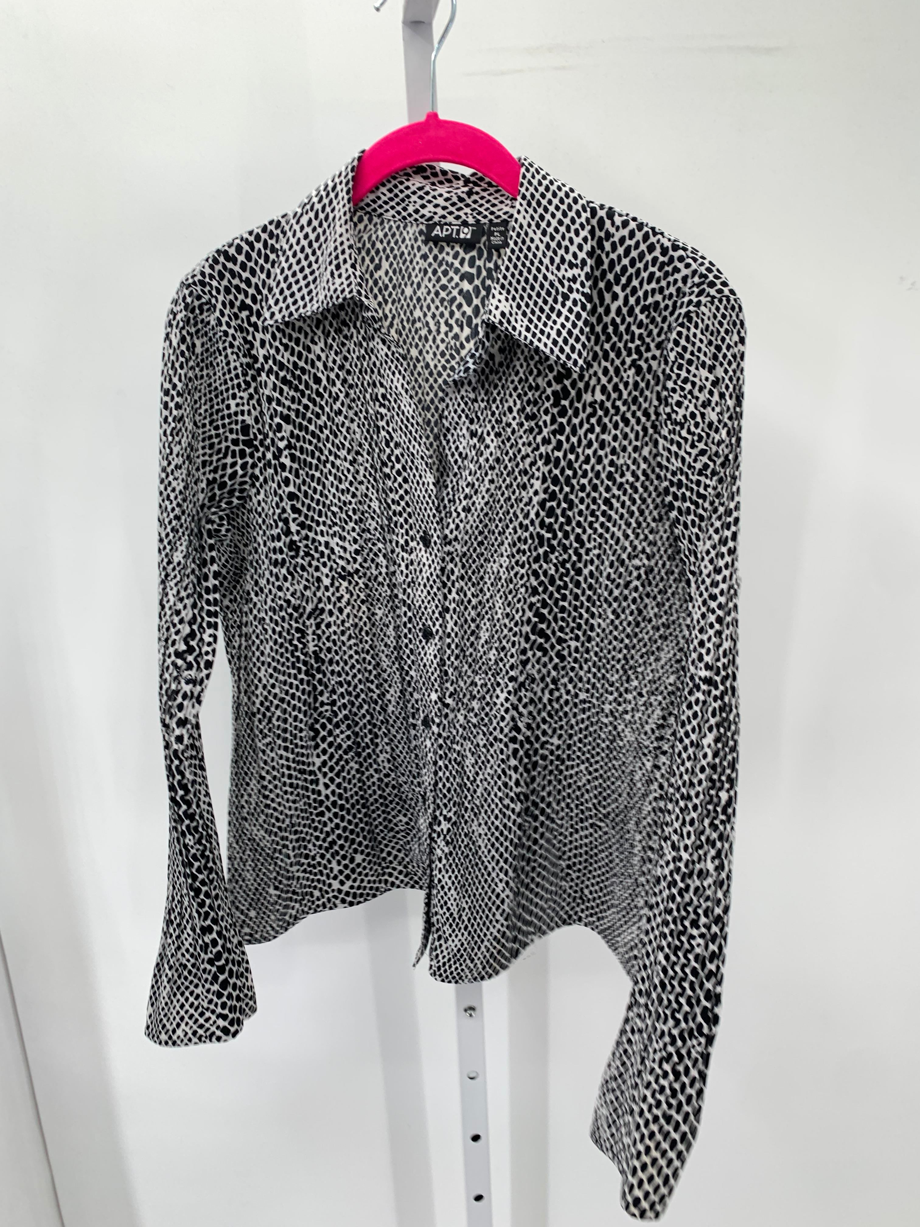 Apt. 9 Size Large Petite Petite Long Sleeve Shirt