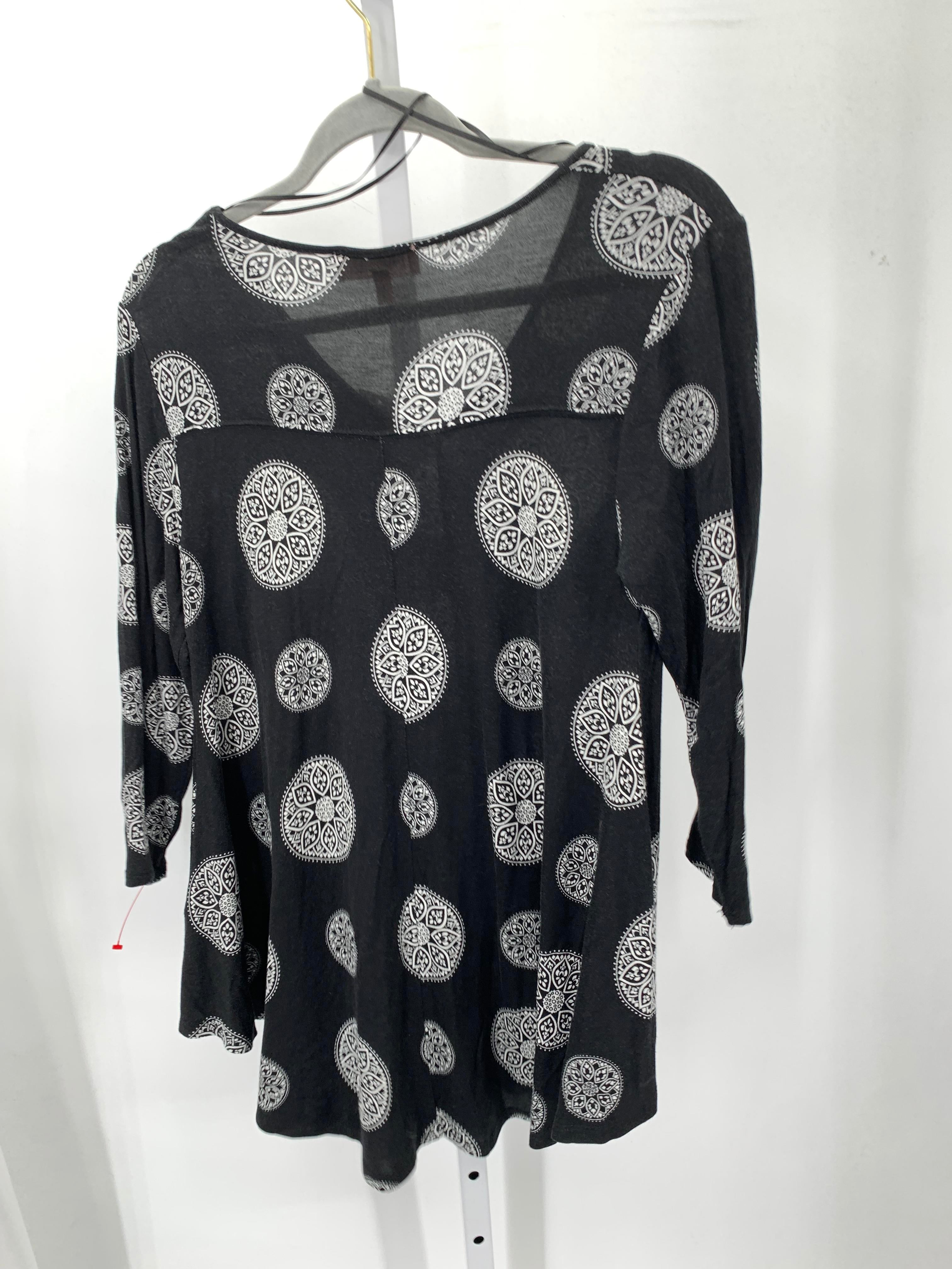 philosophy Size Medium Misses 3/4 Sleeve Shirt
