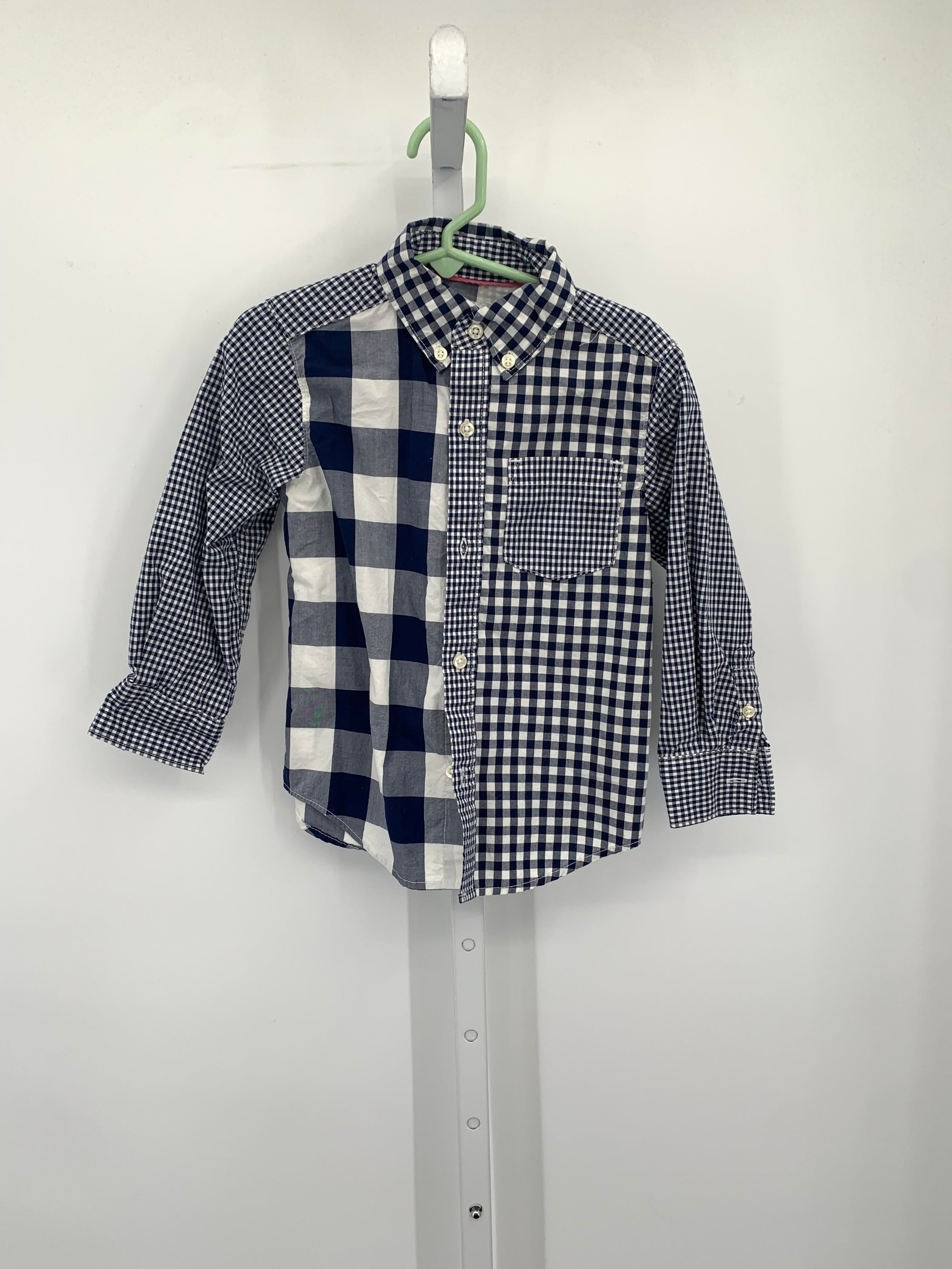 WHITE CHECKERED BUTTON DOWN