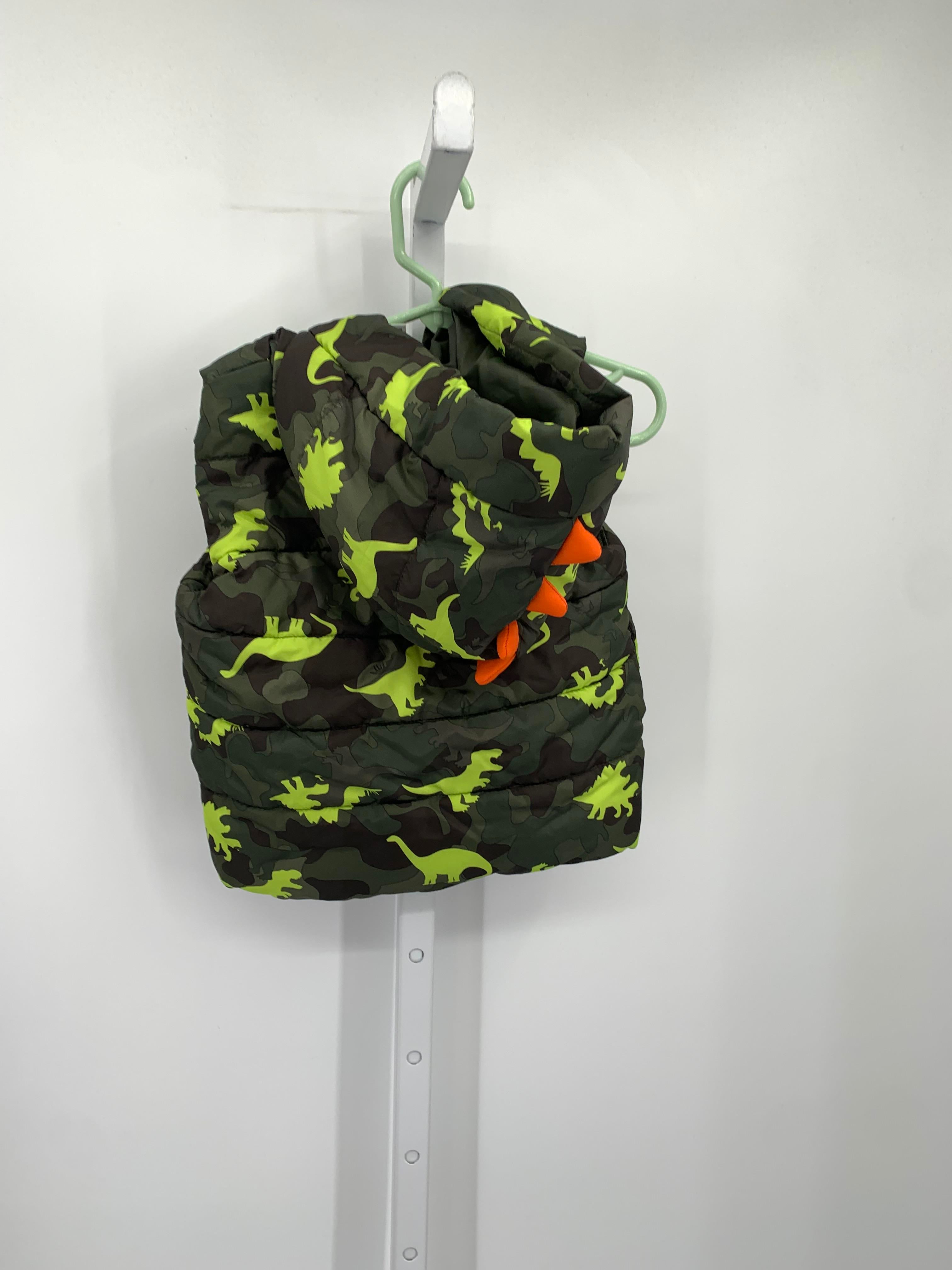 DINOS HOODED ZIP PUFF.