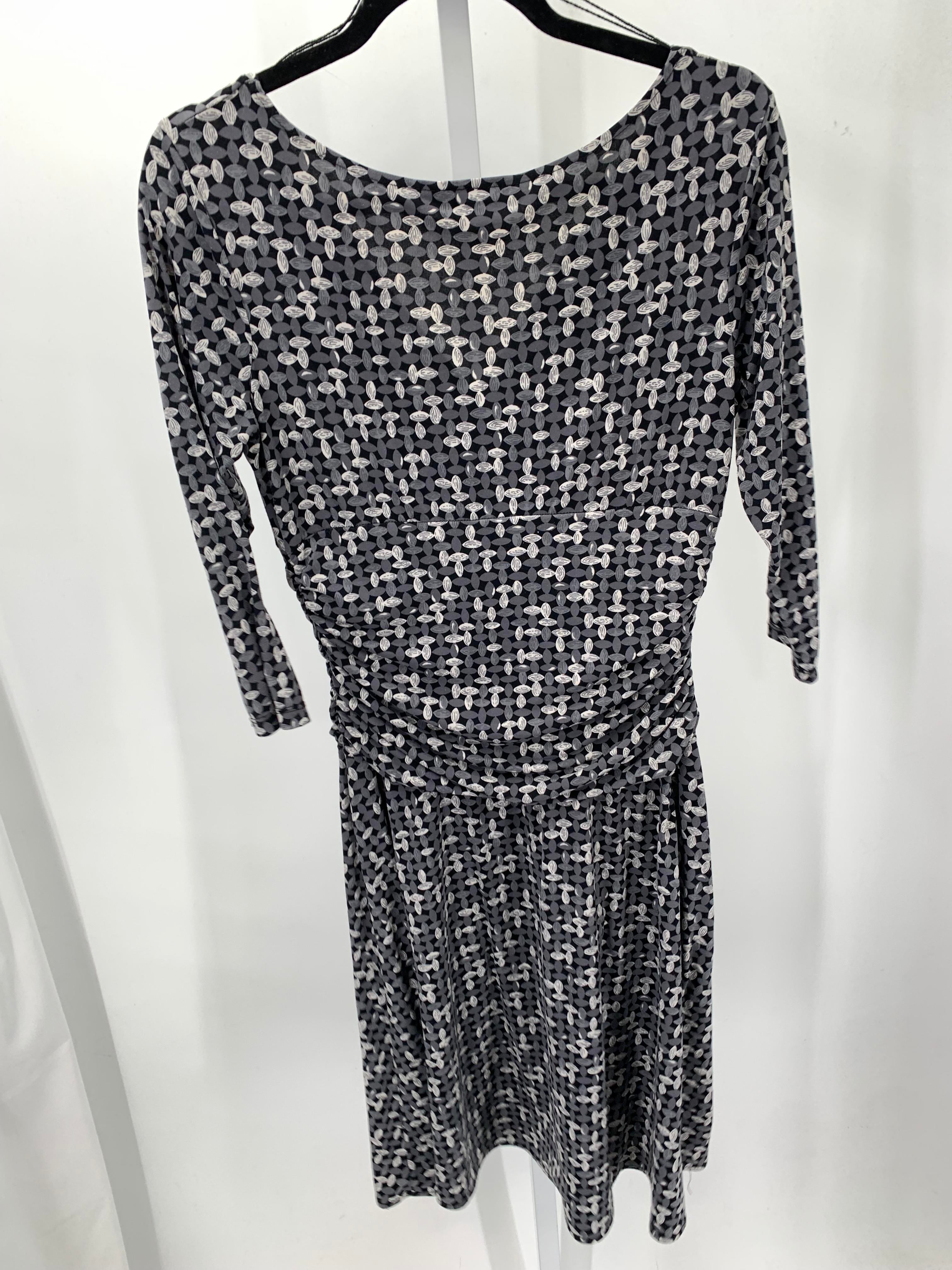 London Times Size 10 Misses 3/4 Sleeve Dress