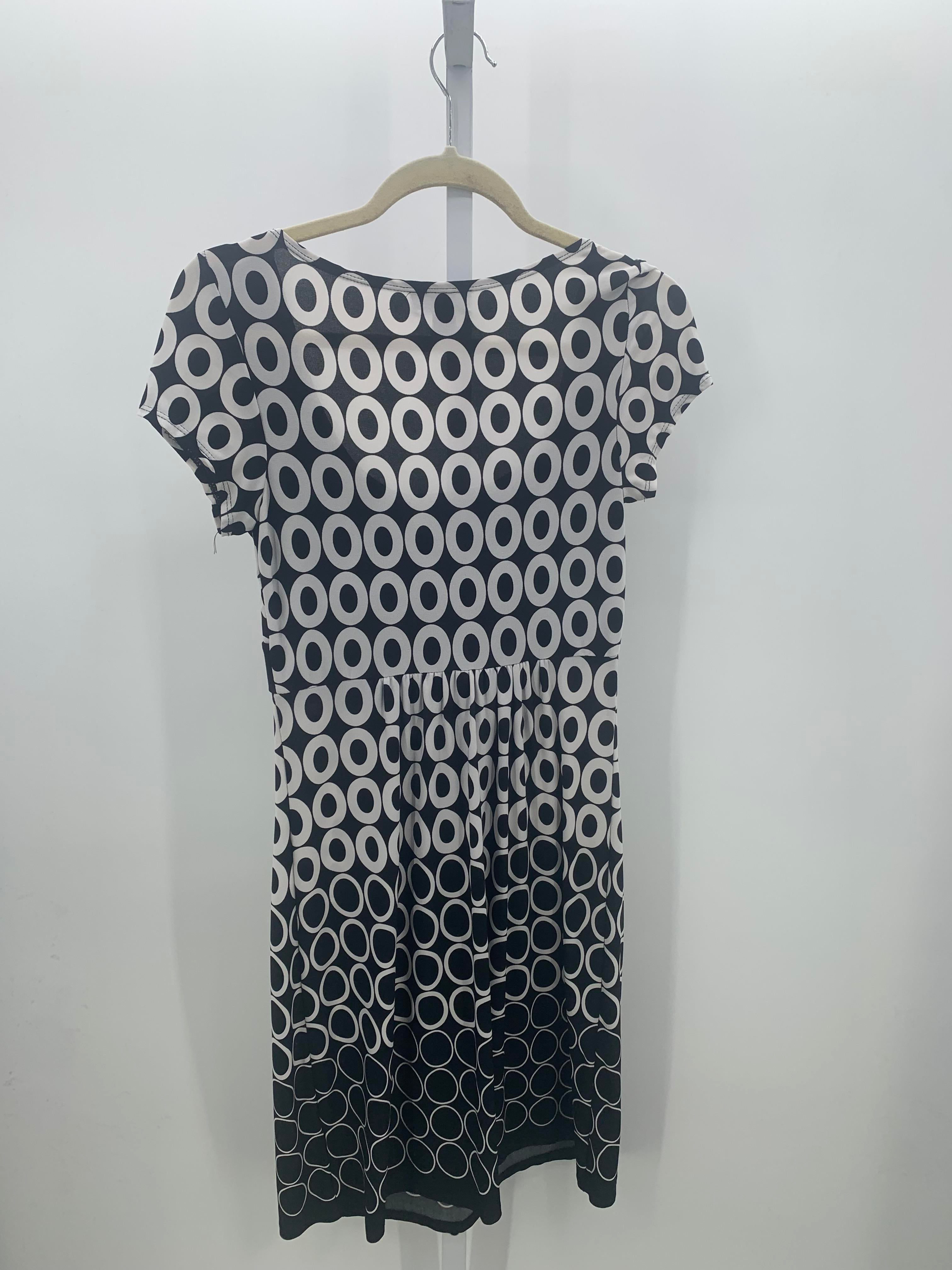 Ab Studio Size Small Misses Short Sleeve Dress