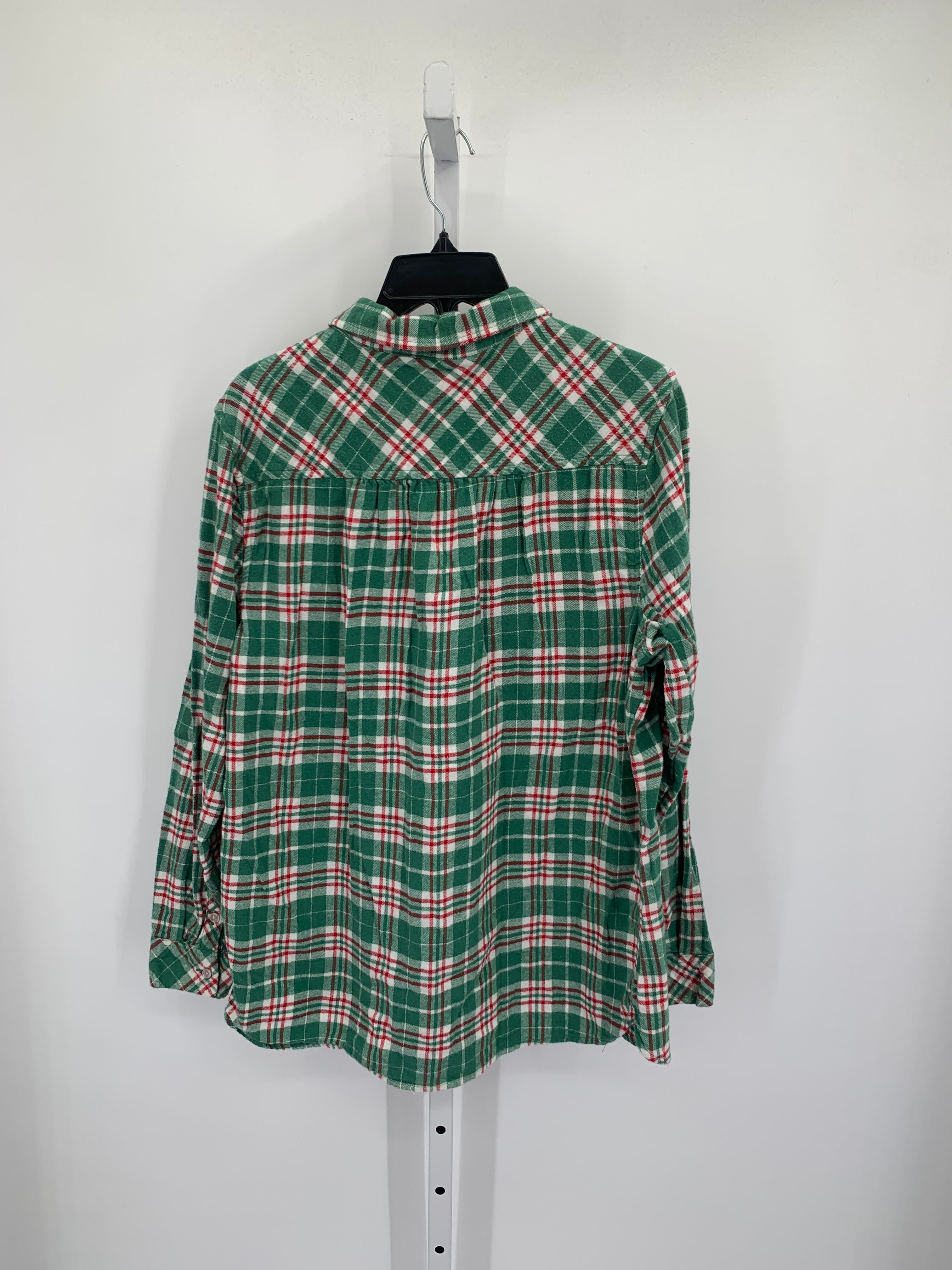 Croft & Barrow Size Large Misses Long Sleeve Shirt