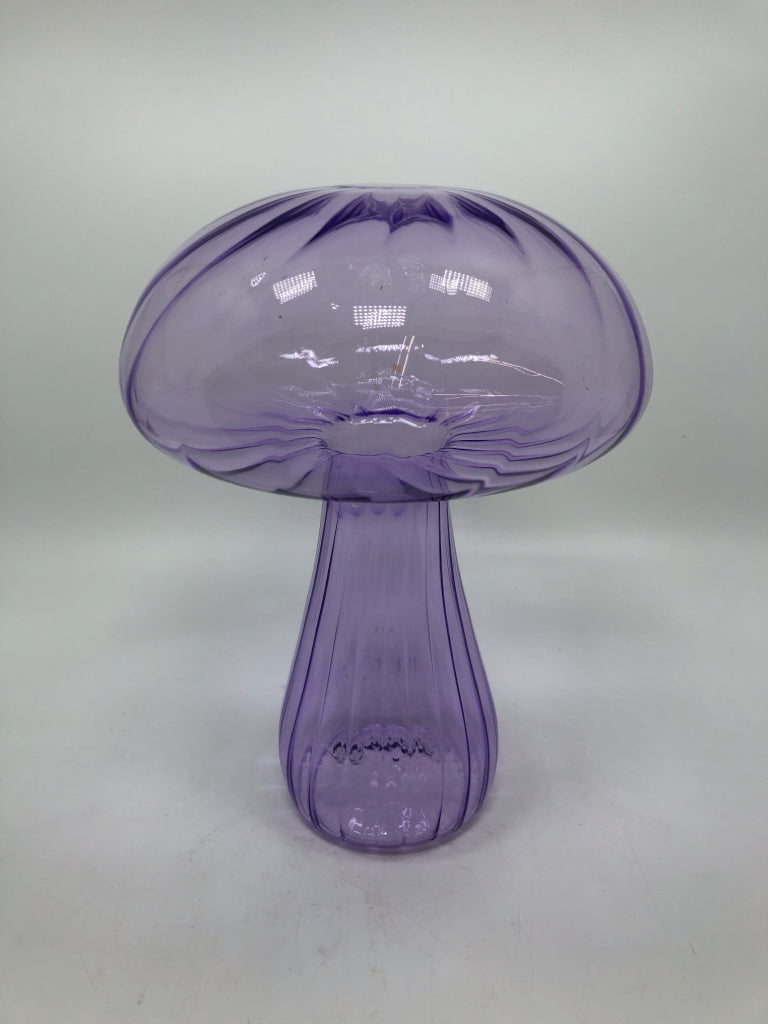 PURPLE GLASS MUSHROOM.