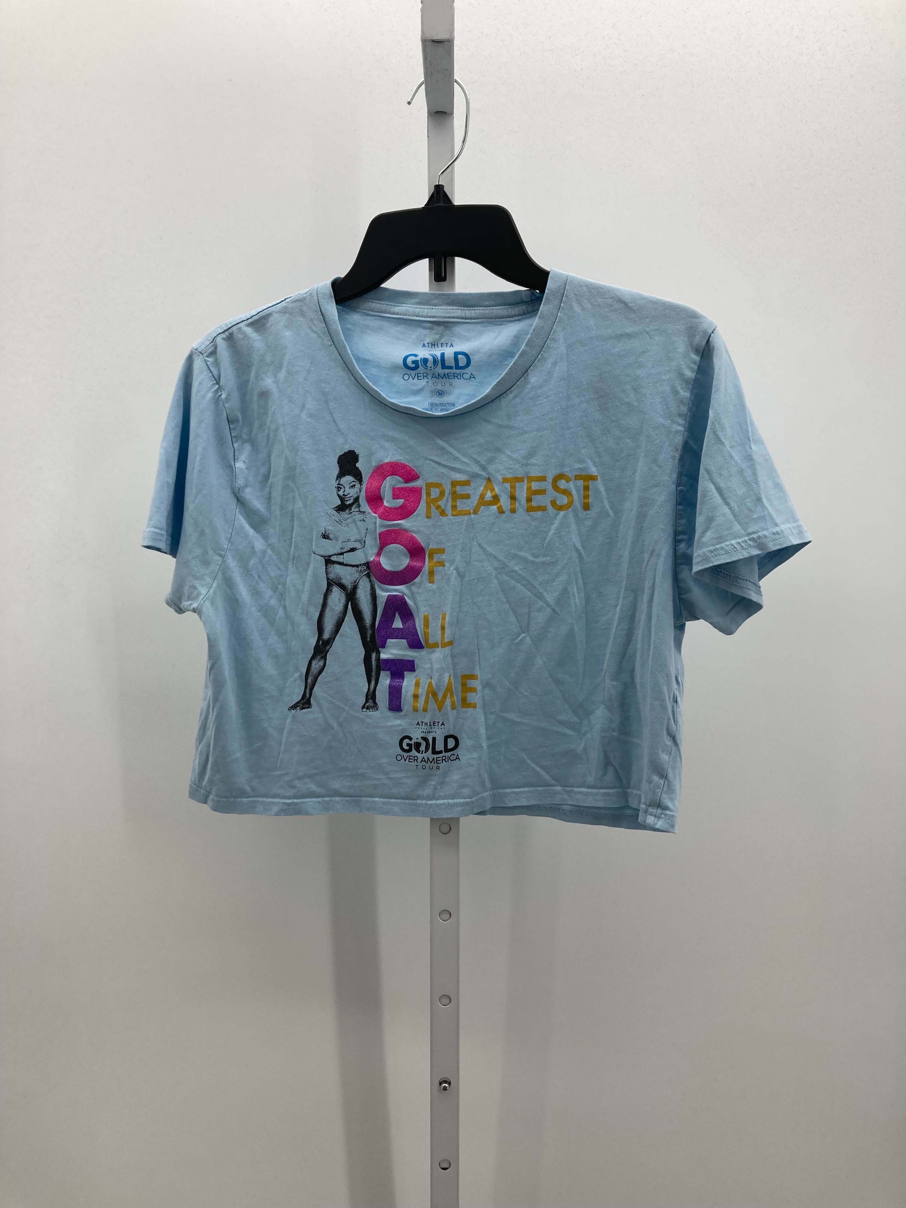 Athleta Size Medium Misses Short Sleeve Shirt