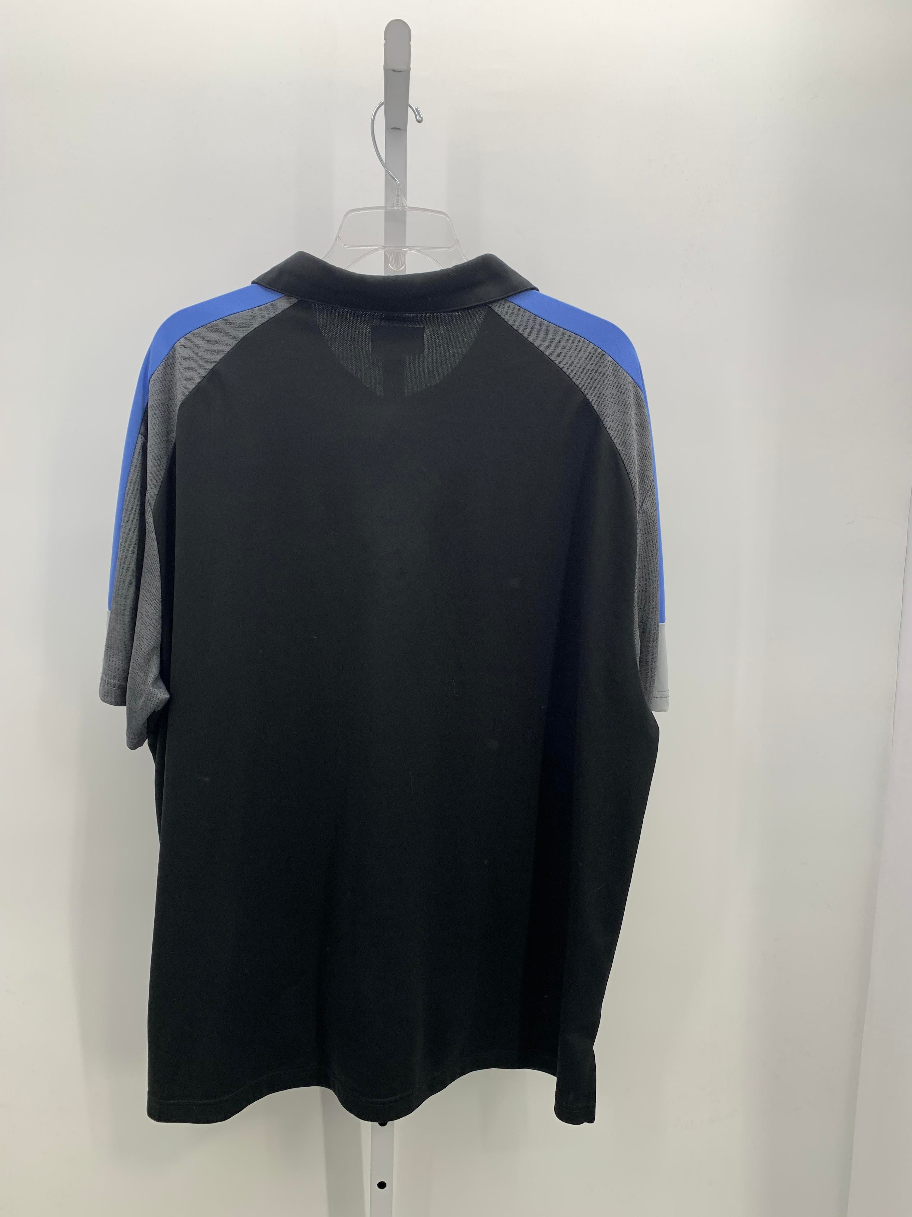 BLUE GREY ACTIVE POLO