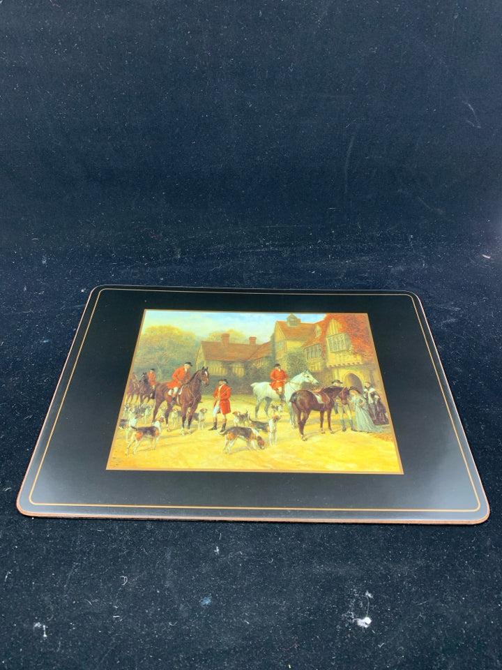 NIB 6 PIMPERNEL FOX HUNT PLACEMATS.