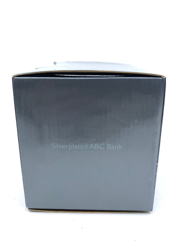 NIB SILVER PLATED ABC BANK.