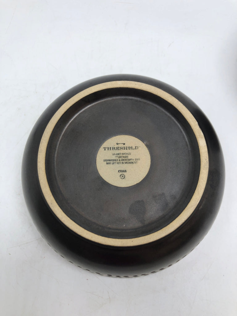 16PC BARNET BRONZE STONEWARE SET- SVC 4.