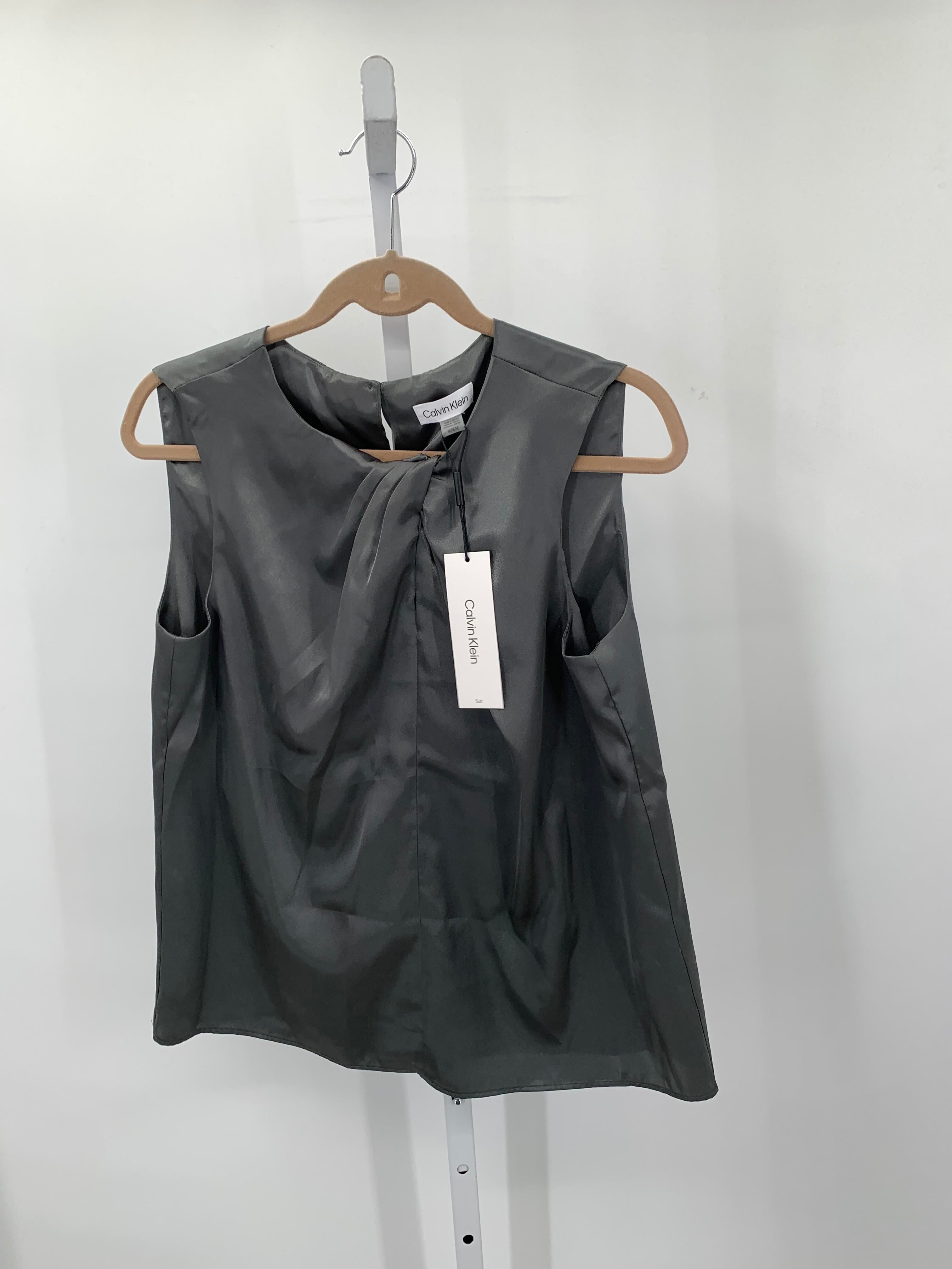 Calvin Klein Size Medium Misses Sleeveless Shirt