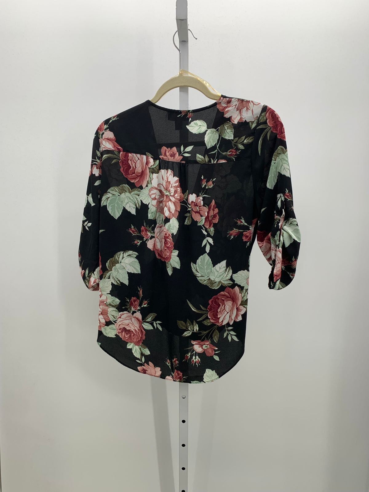 BCX Size Medium Juniors 3/4 Sleeve Shirt