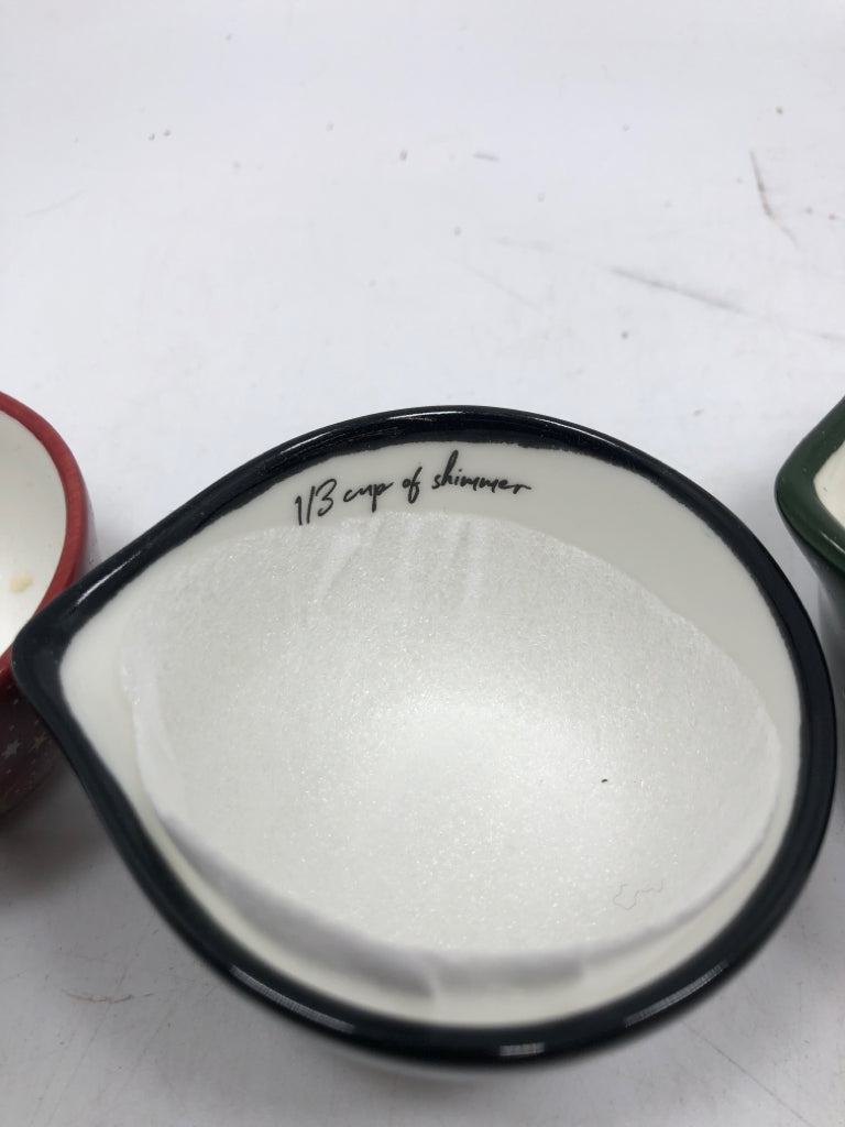 4PC CELESTIAL MEASURING CUPS.