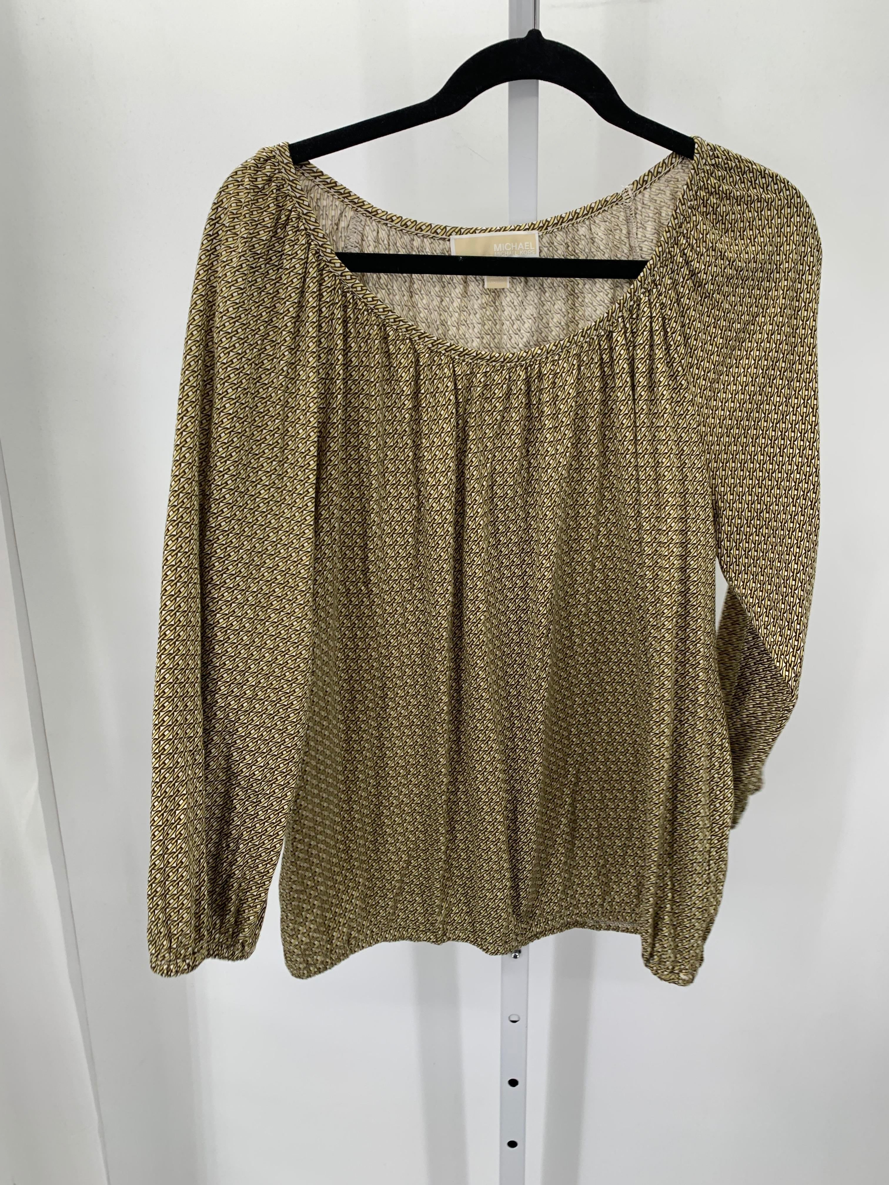 Michael Kors Size Medium Misses 3/4 Sleeve Shirt