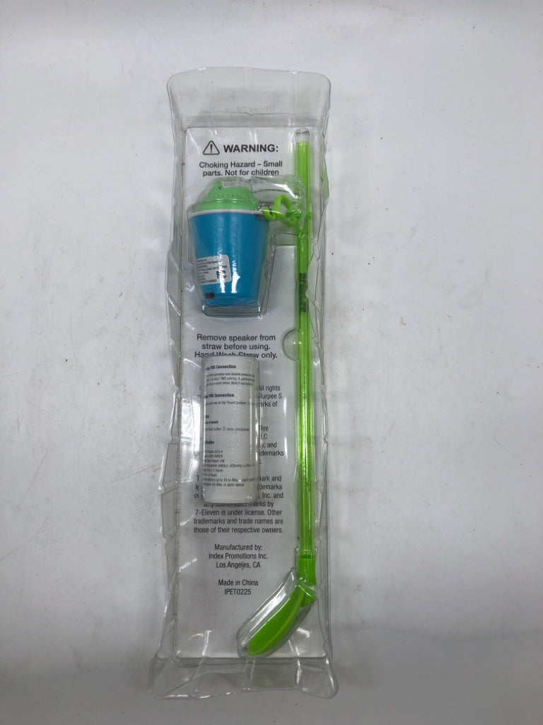 NIP SLURPEE X GREEN DAY BLUETOOTH SPEAKER/STRAW.