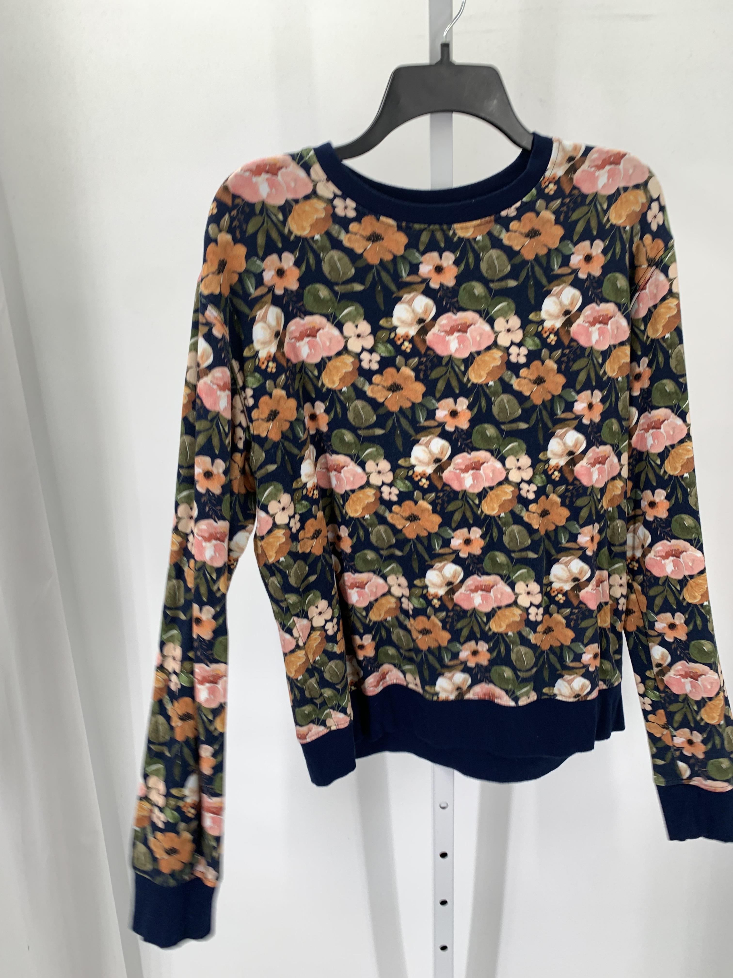 Mia & Tess Size Medium Misses Long Sleeve Shirt