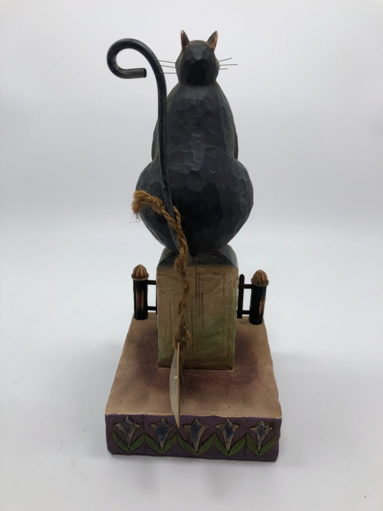 JIM SHORE SLEEP TIGHT CAT FIGURINE.