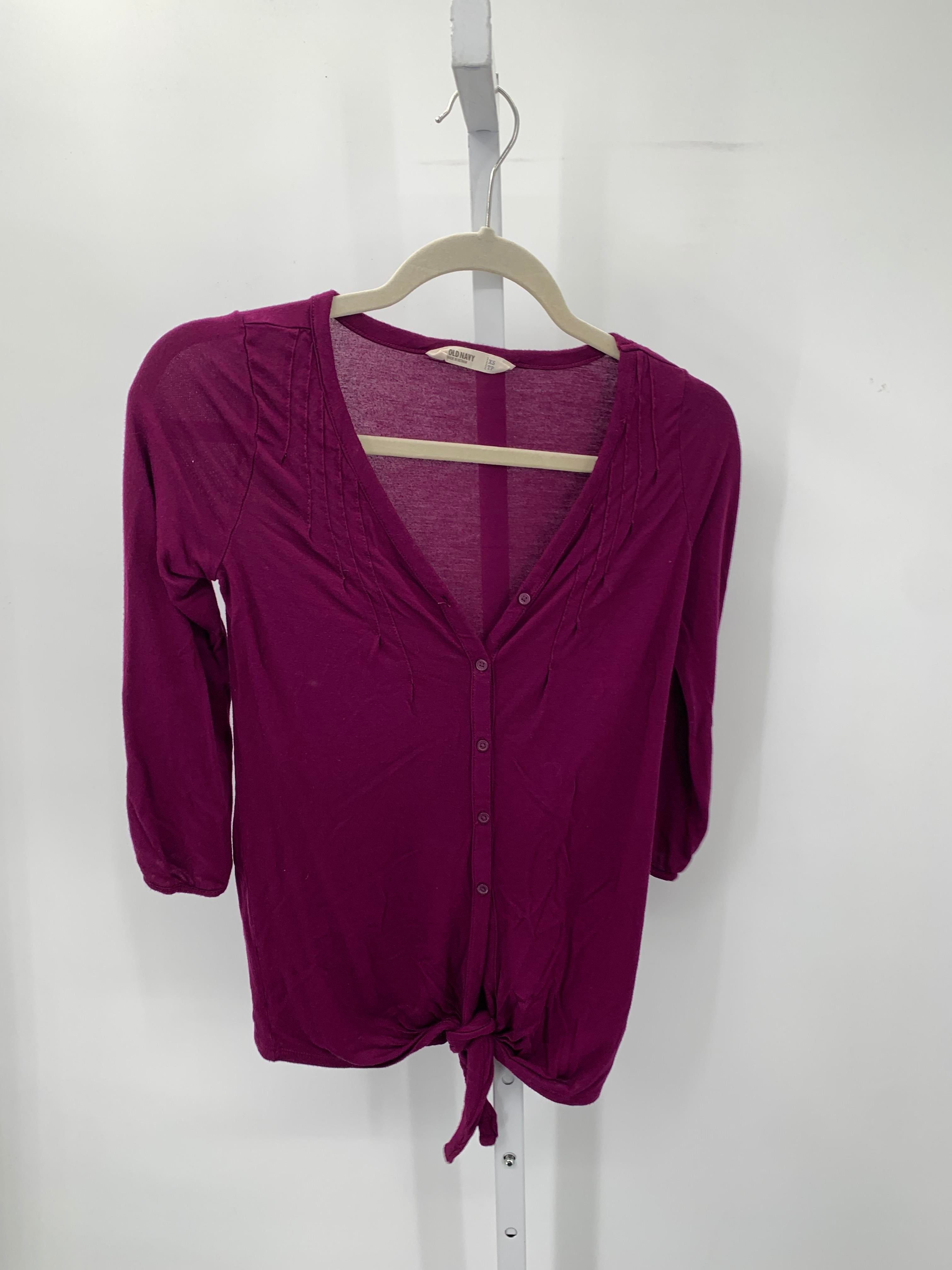 Old Navy Size X Small Misses 3/4 Sleeve Shirt