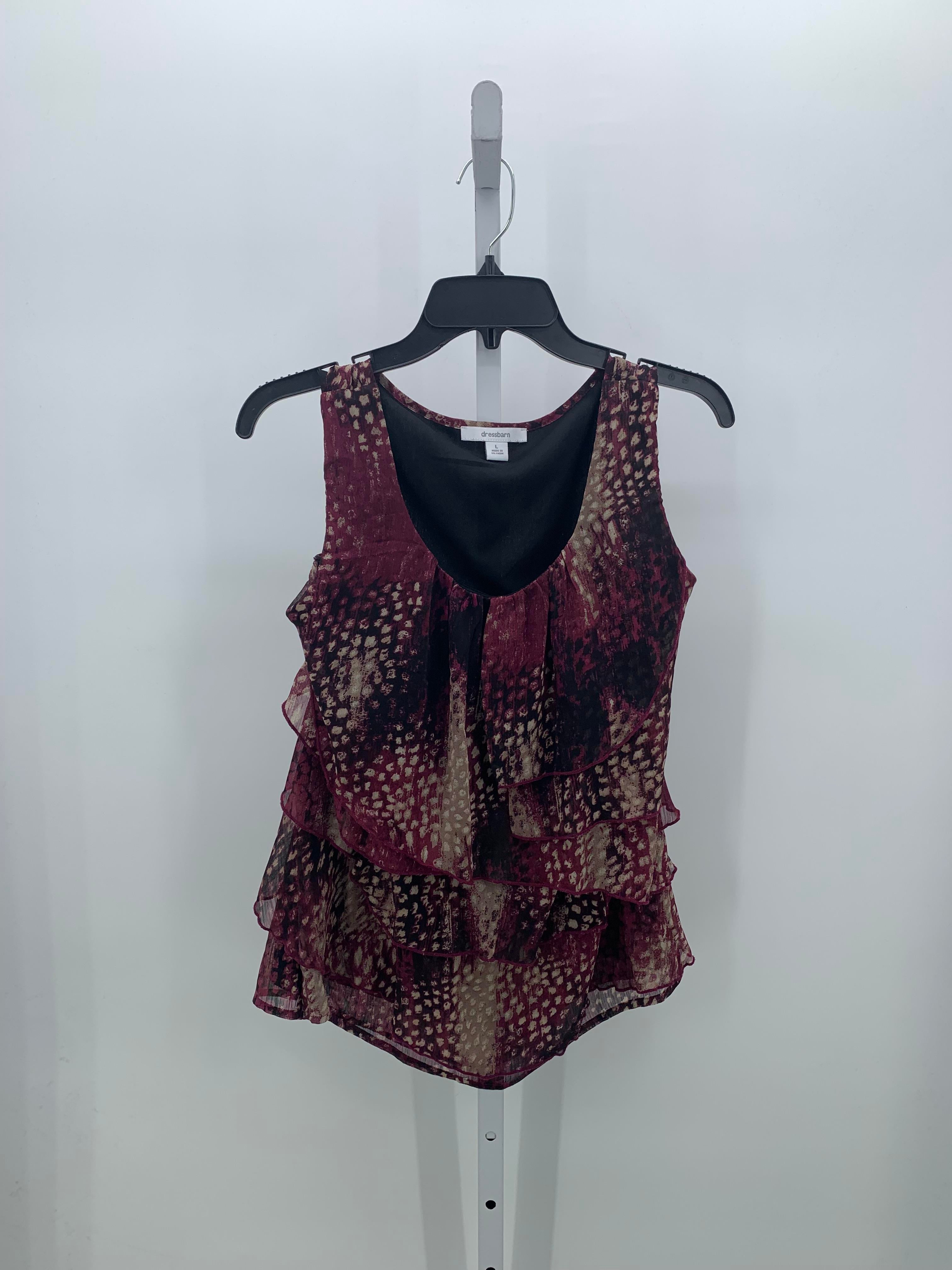 Dress Barn Size Large Misses Sleeveless Shirt