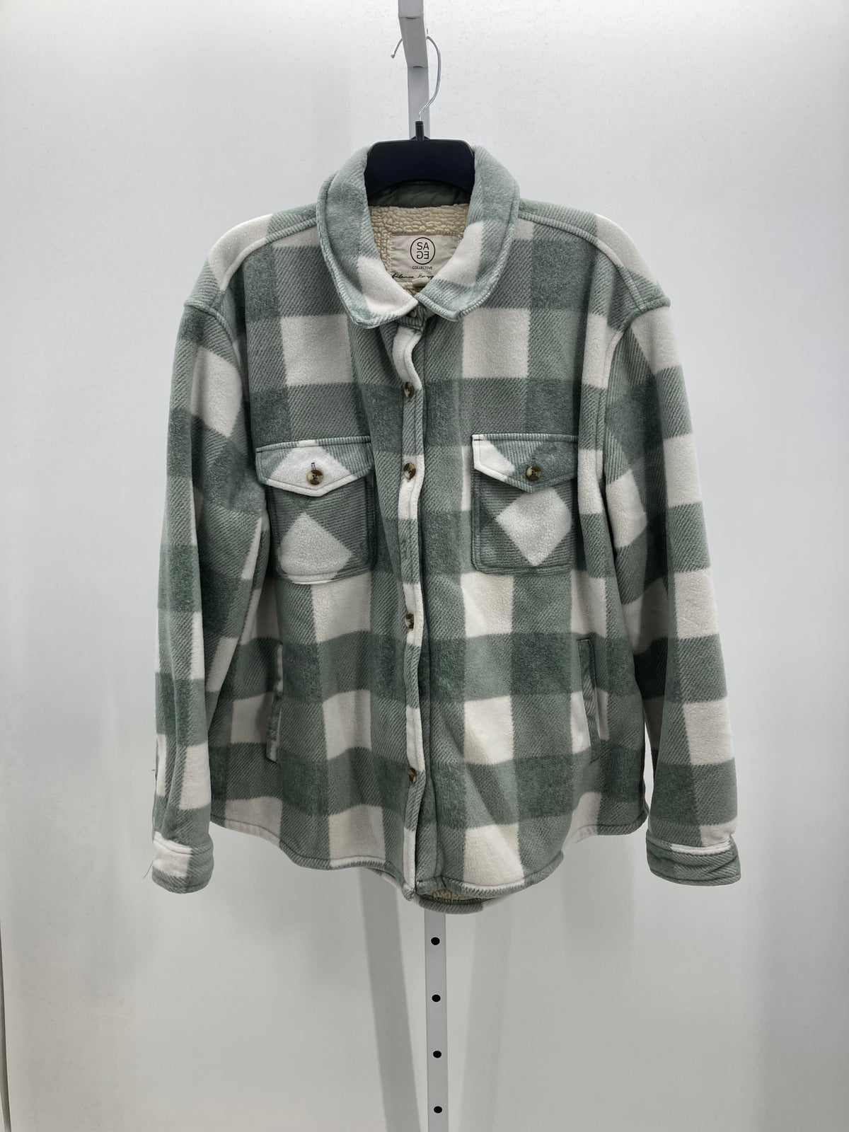 Sage Size Extra Large Misses Long Sleeve Shirt