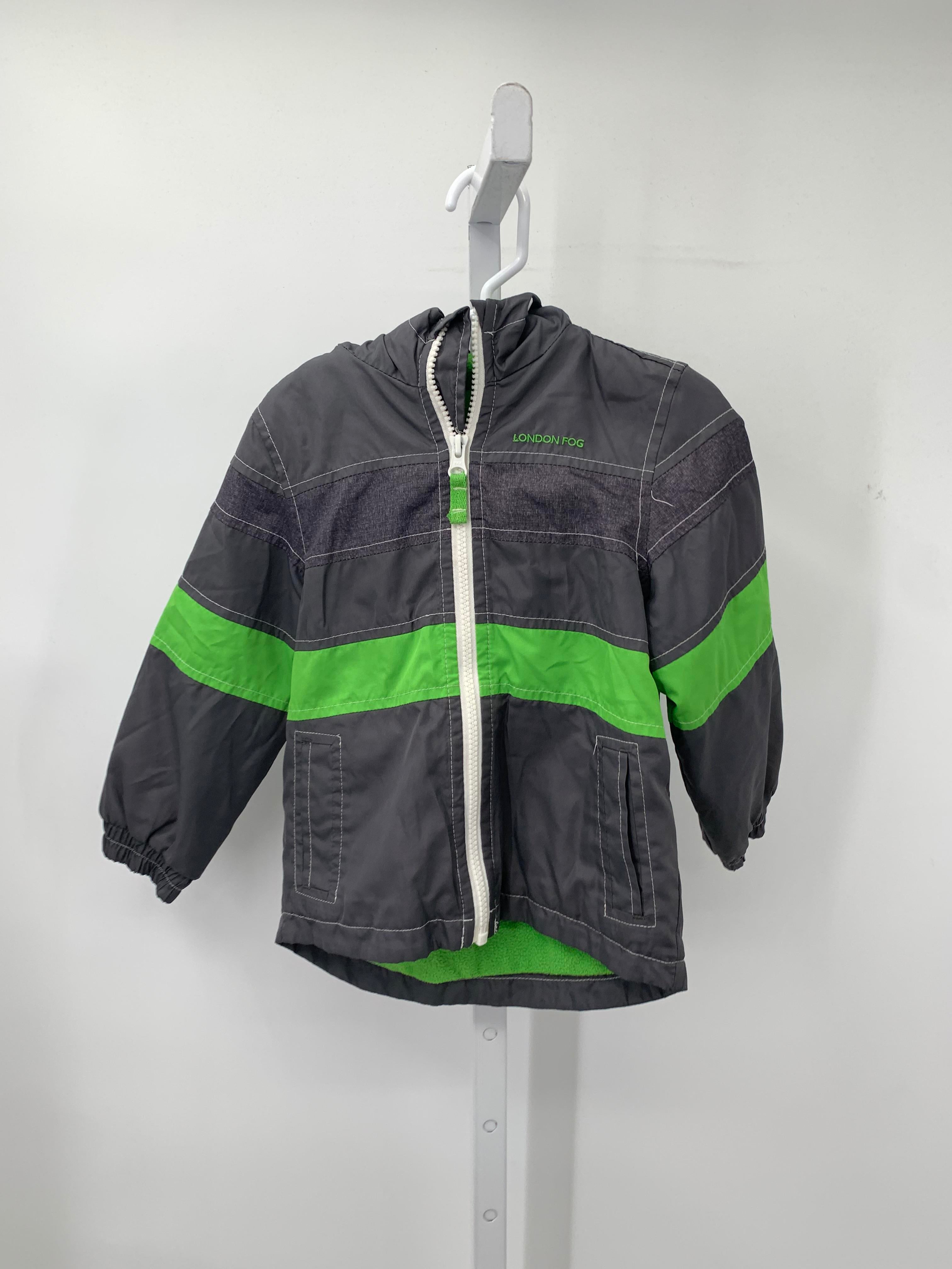 GREEN HOODED ZIP.