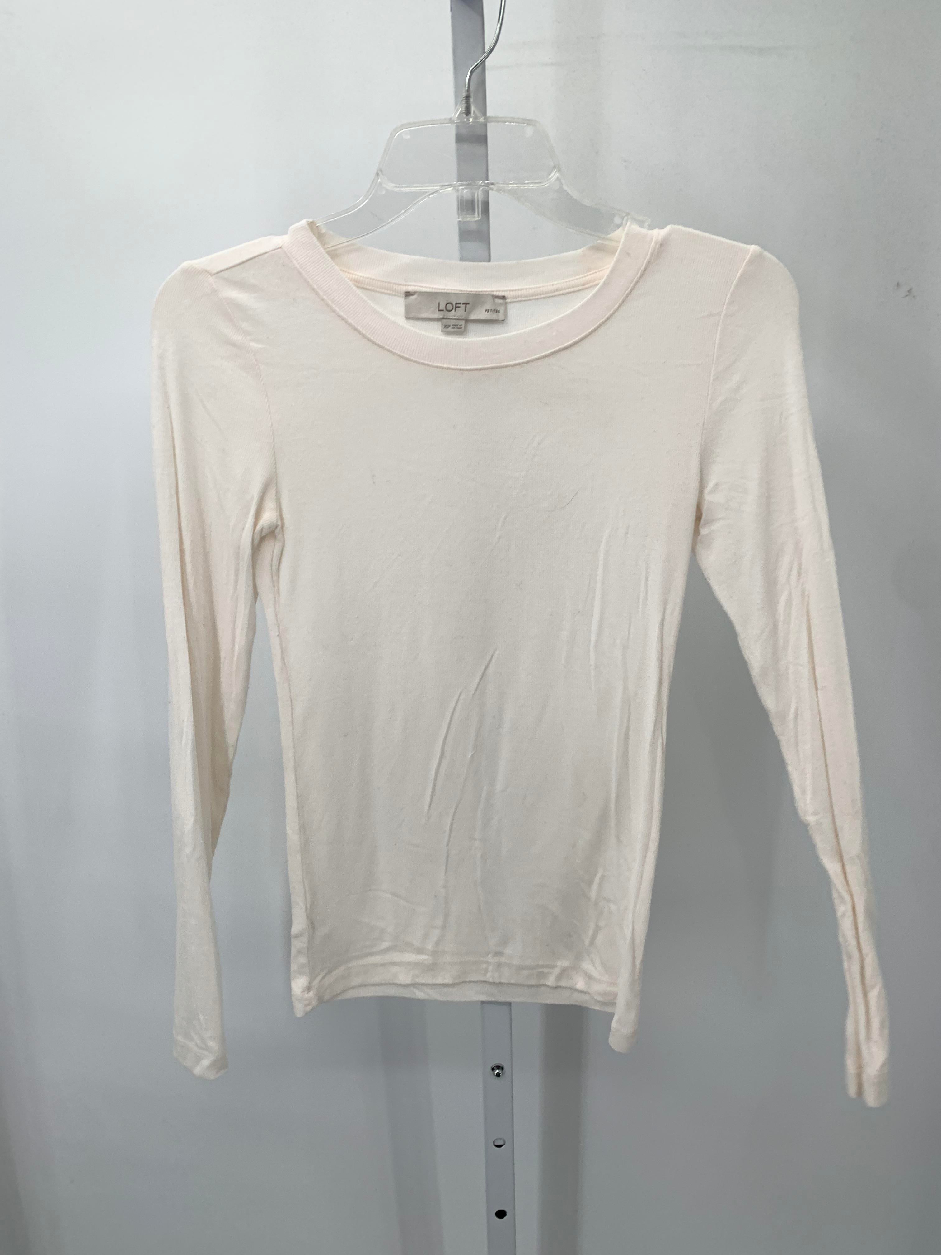Loft Size X Small Petite Petite Long Sleeve Shirt