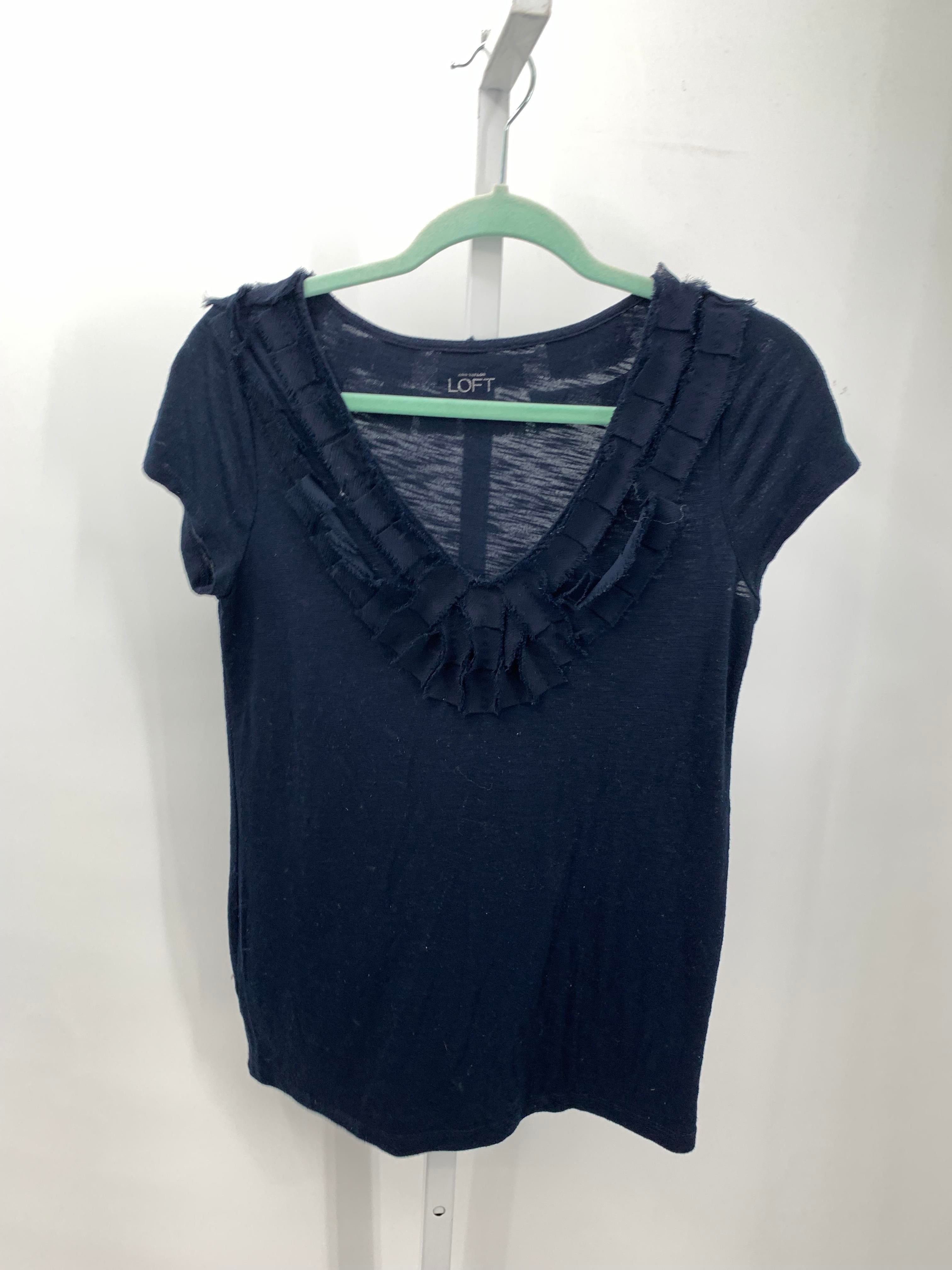 Loft Size Medium Misses Short Sleeve Shirt