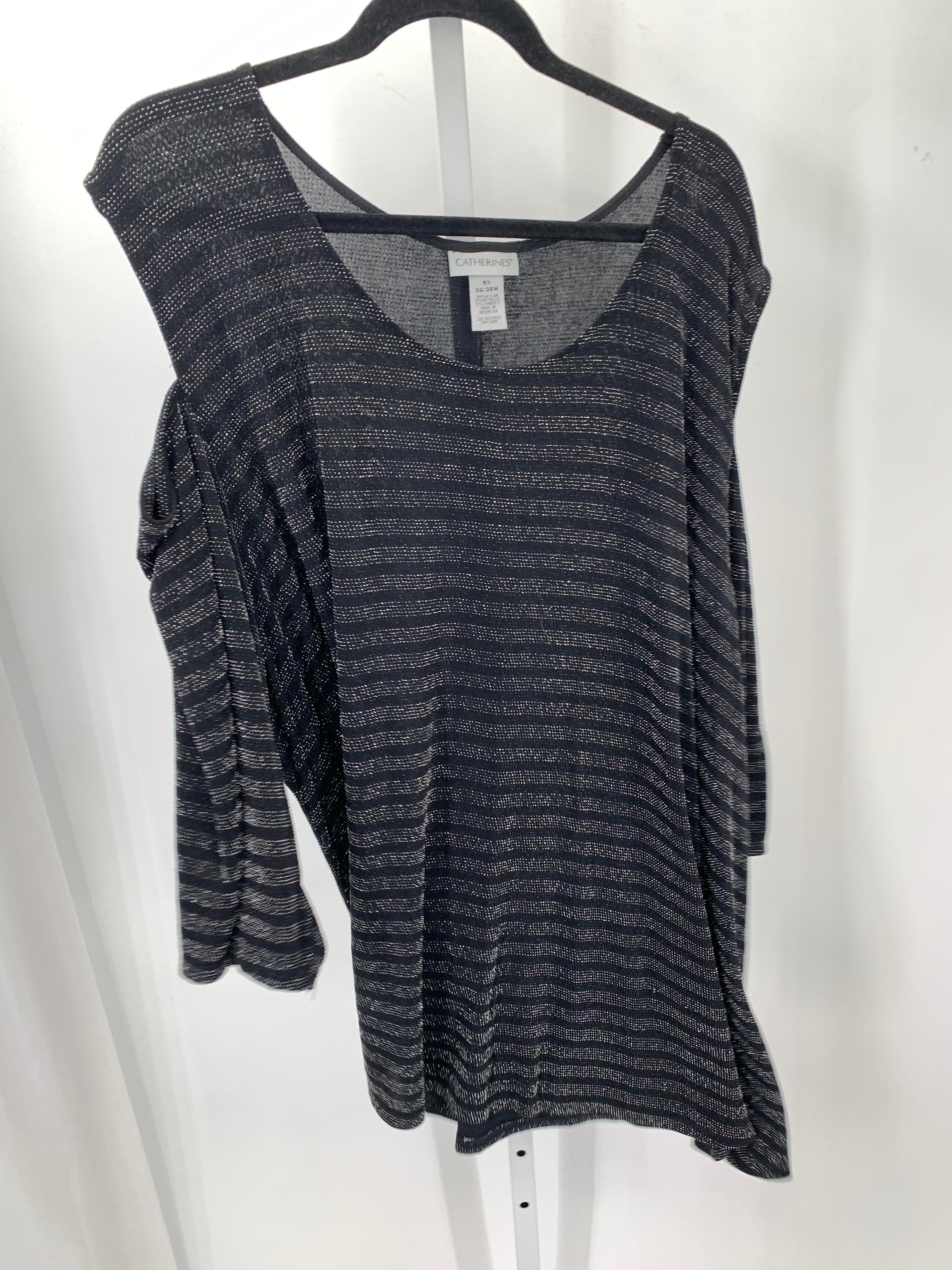 Catherine Size 5X Womens 3/4 Sleeve Shirt