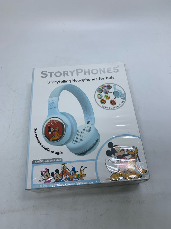 STORYPHONES Disney Kids Bluetooth Foldable Headphones- New