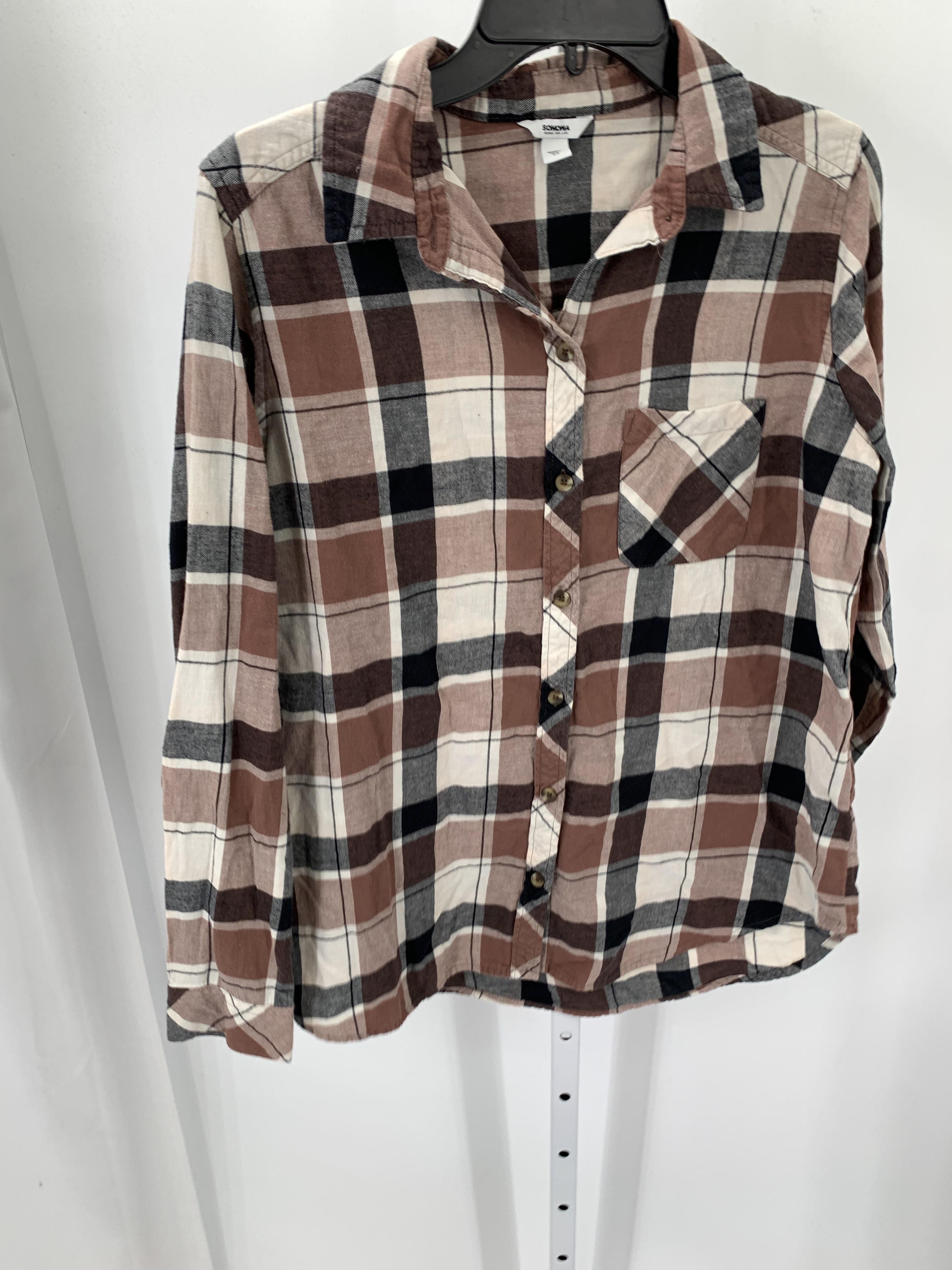 Sonoma Size Medium Misses Long Sleeve Shirt