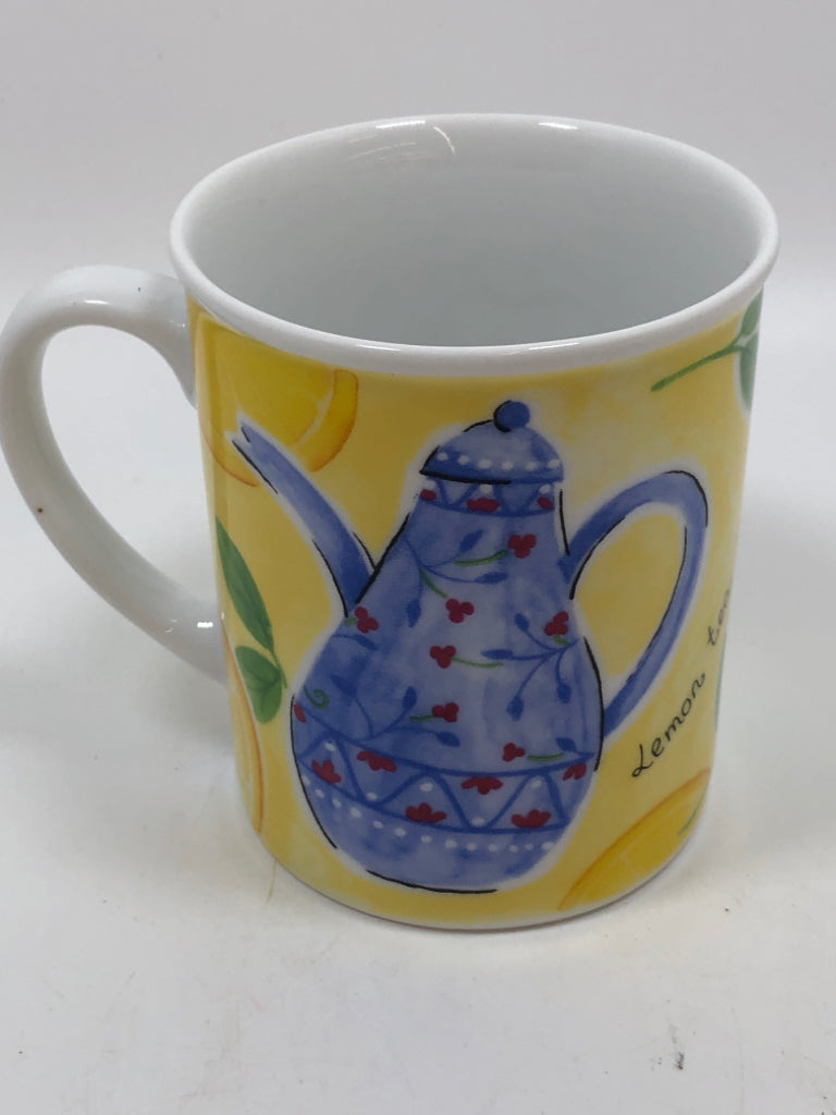 TEAPOT PAINTED MUG.