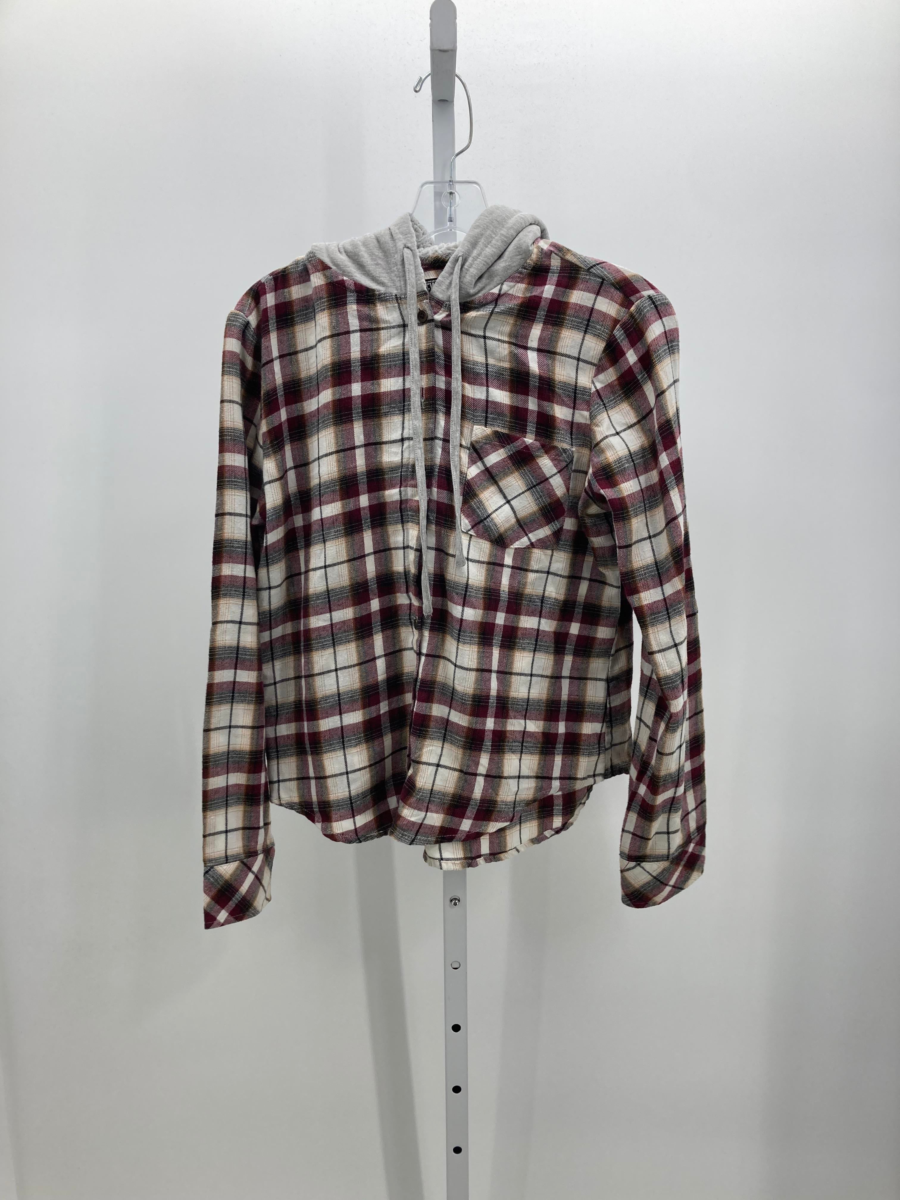 REWASH Size Medium Juniors Long Sleeve Shirt