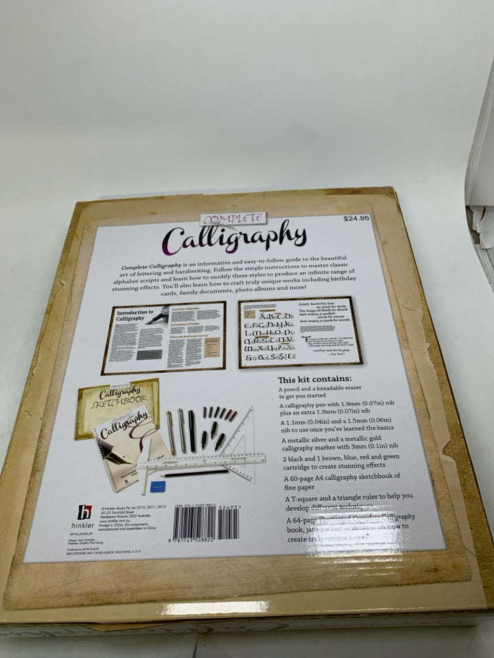 NIB COMPLETE CALLIGRAPHY KIT.