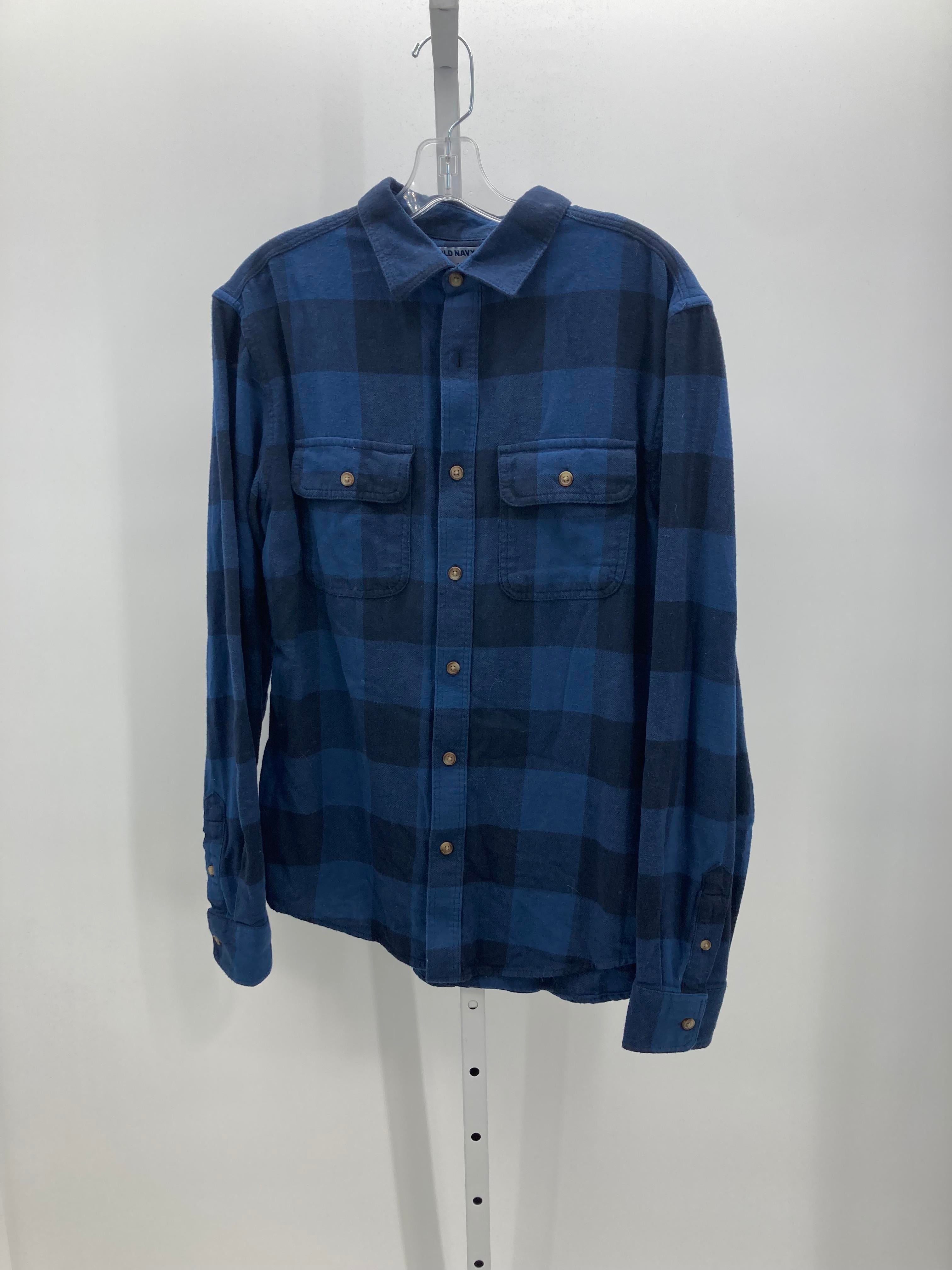 PLAID BTN DOWN