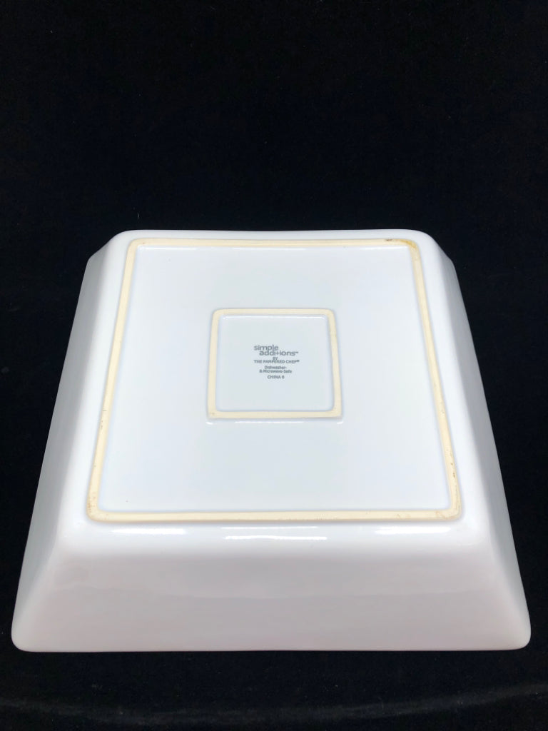 SQUARE SERVING DISH.